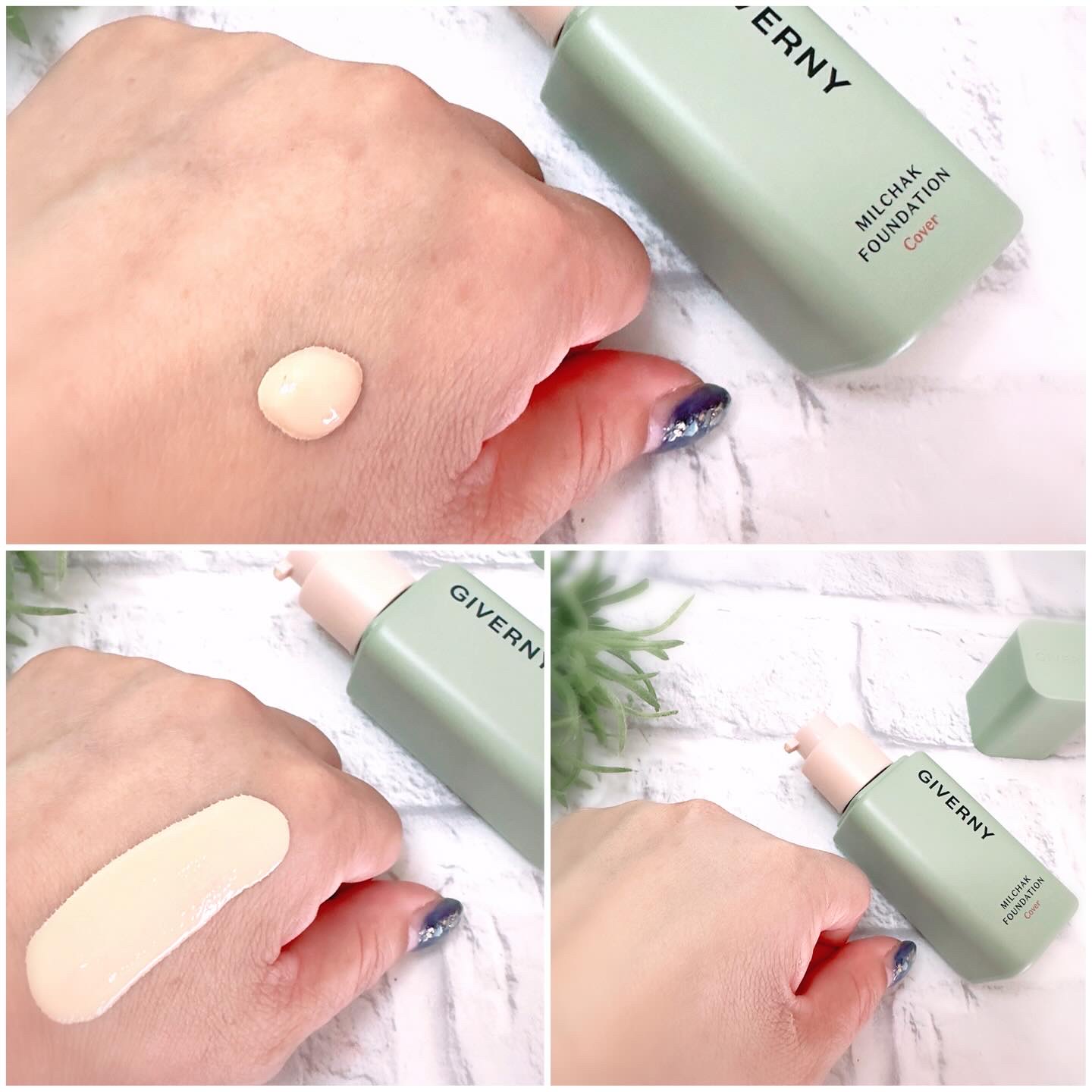 ジヴェルニー 密着カバーファンデーション/GIVERNY/リキッドファンデーションを使ったクチコミ（3枚目）