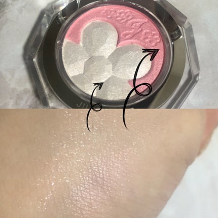 ジルスチュアート クリスタルブルーム ペタルクチュールアイズ デュオ/JILL STUART/アイシャドウパレットを使ったクチコミ(2枚目)