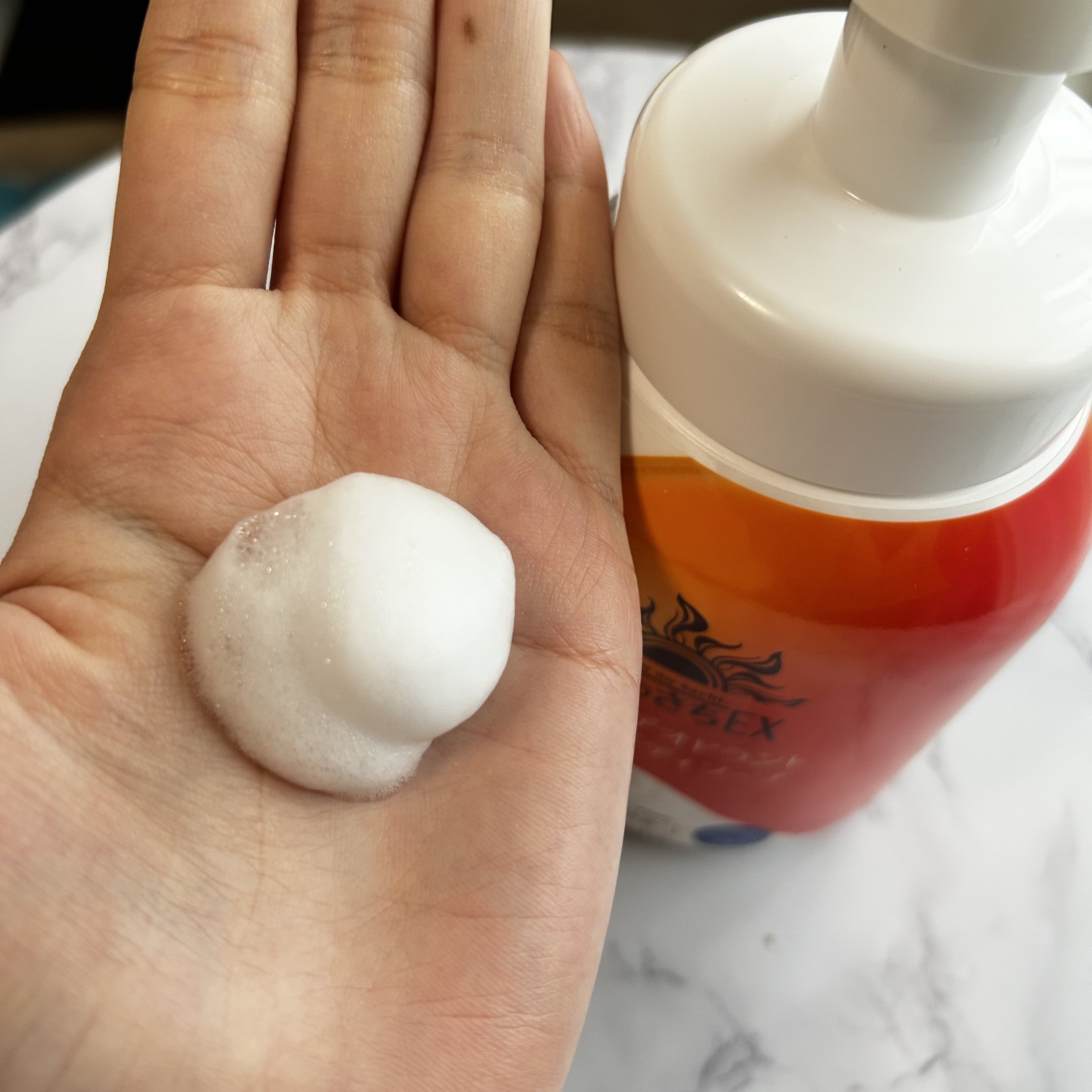 太陽のさちEX デオドラント泡ボディソープ /マックス/ボディソープを使ったクチコミ（2枚目）