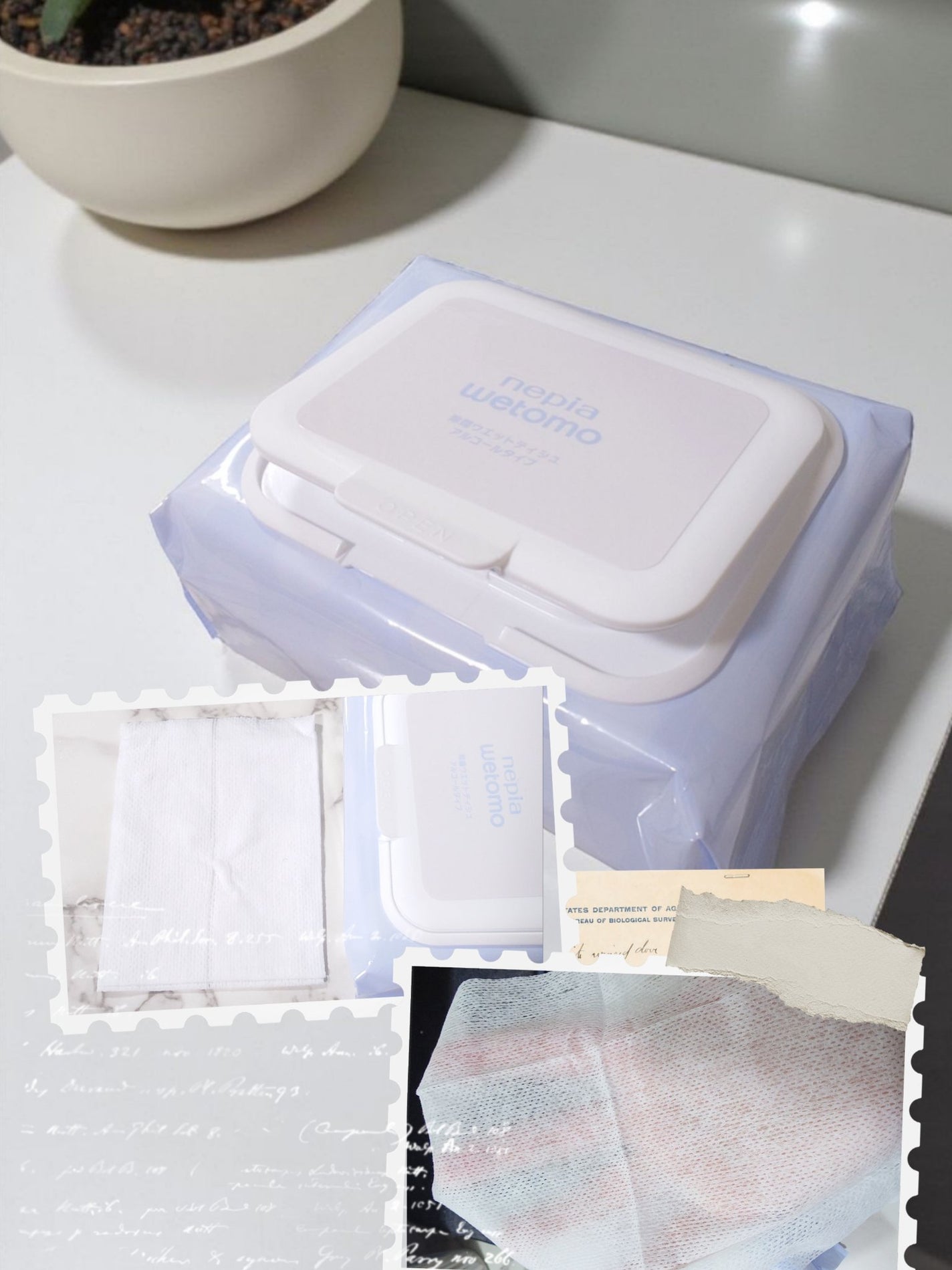 ネピア wetomo 除菌ウエットティシュ アルコールタイプ/ネピア/ティッシュを使ったクチコミ(4枚目)