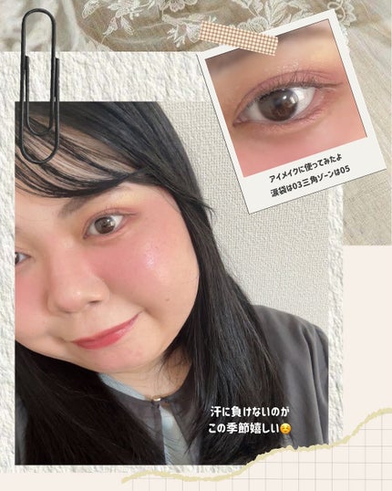 カラープレイデュアルライナー/2aN/スティックアイシャドウを使ったクチコミ(5枚目)