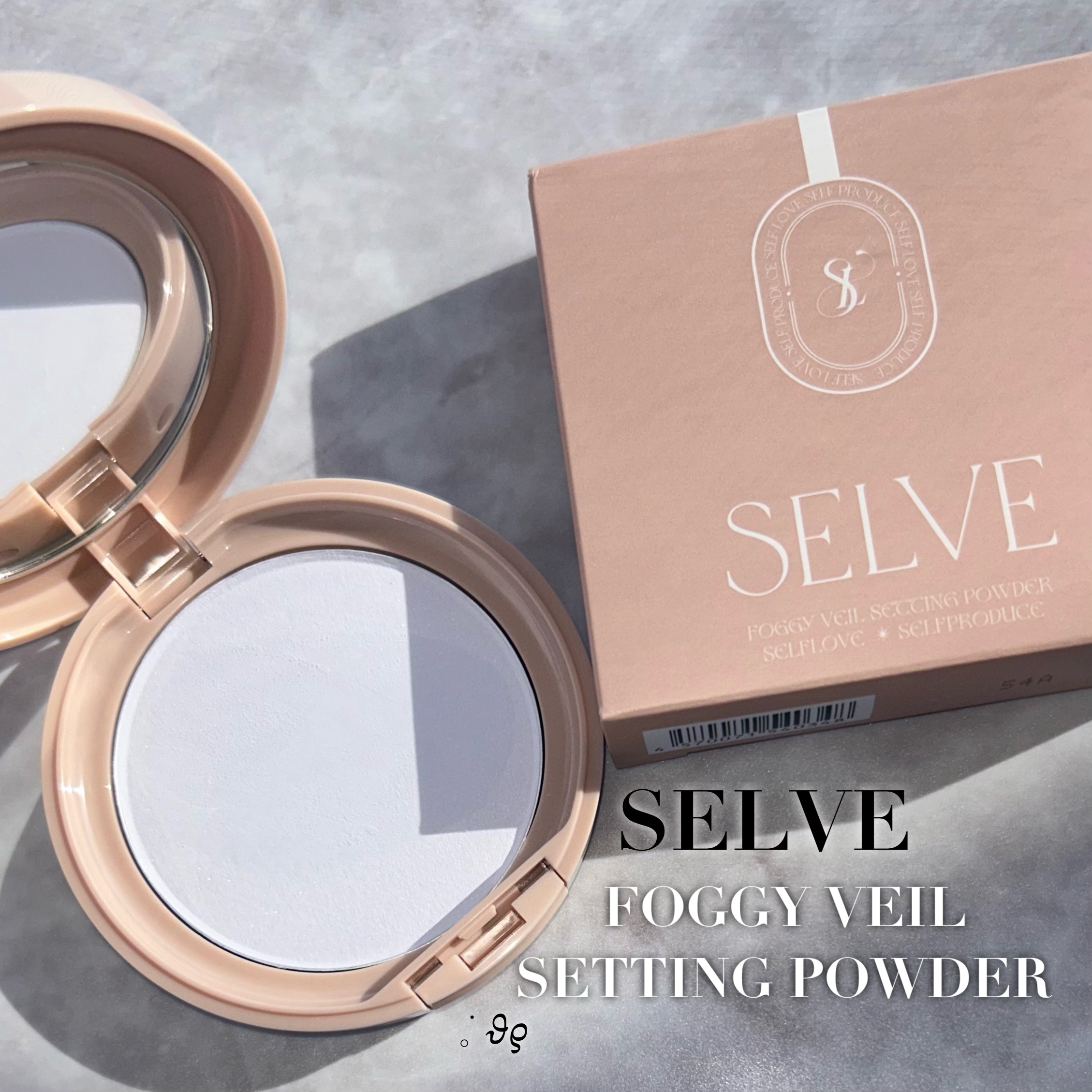 フォギーヴェールセッティングパウダー 02 パープル/SELVE/プレストパウダーを使ったクチコミ（1枚目）