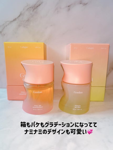 みぃみ on LIPS 「Gonlan(コンラン)🍑PeachBlush(ピーチブラッシ..」(5枚目)