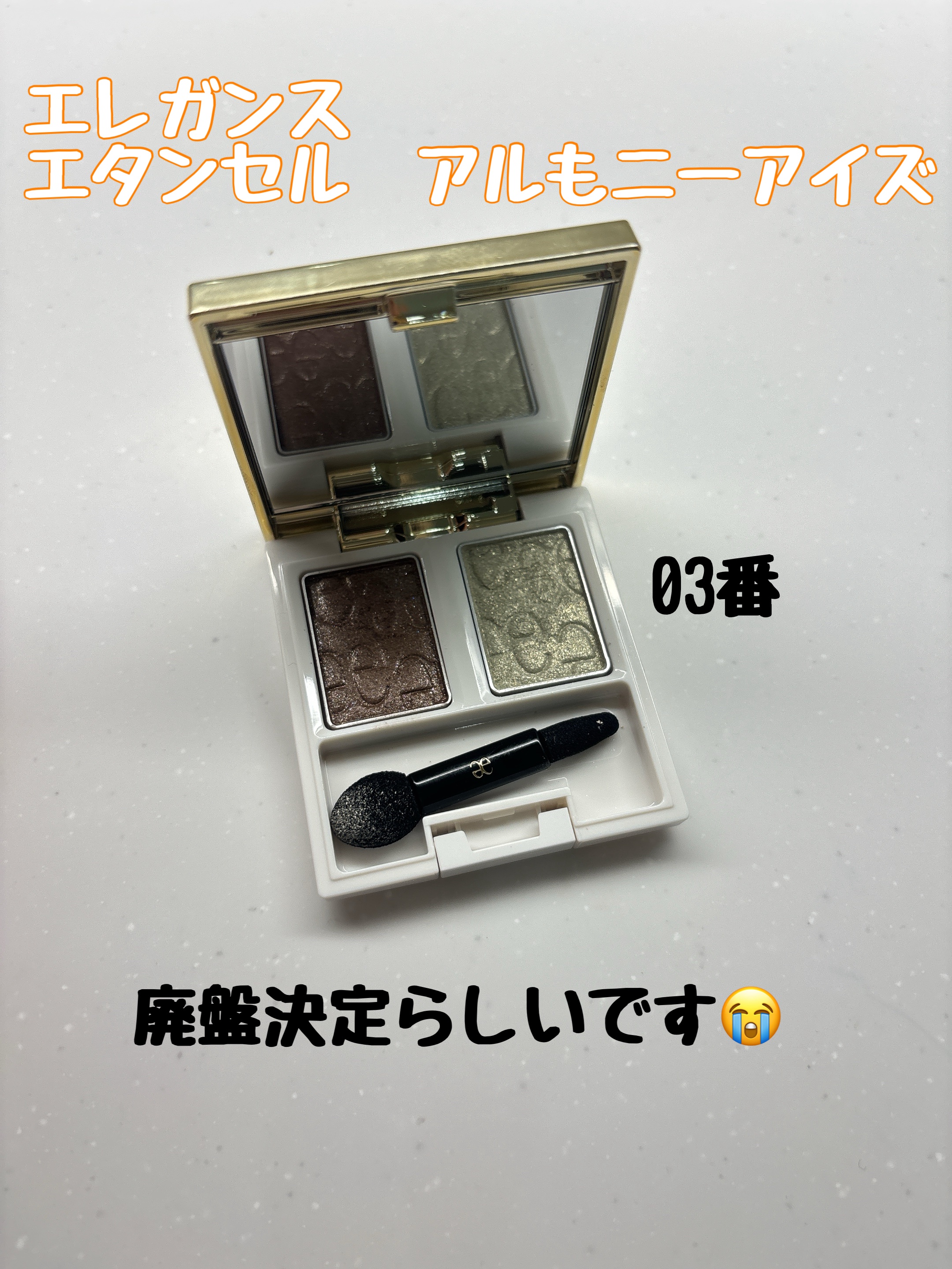 エレガンス エタンセル アルモニーアイズ 03/Elégance/アイシャドウパレットを使ったクチコミ（1枚目）