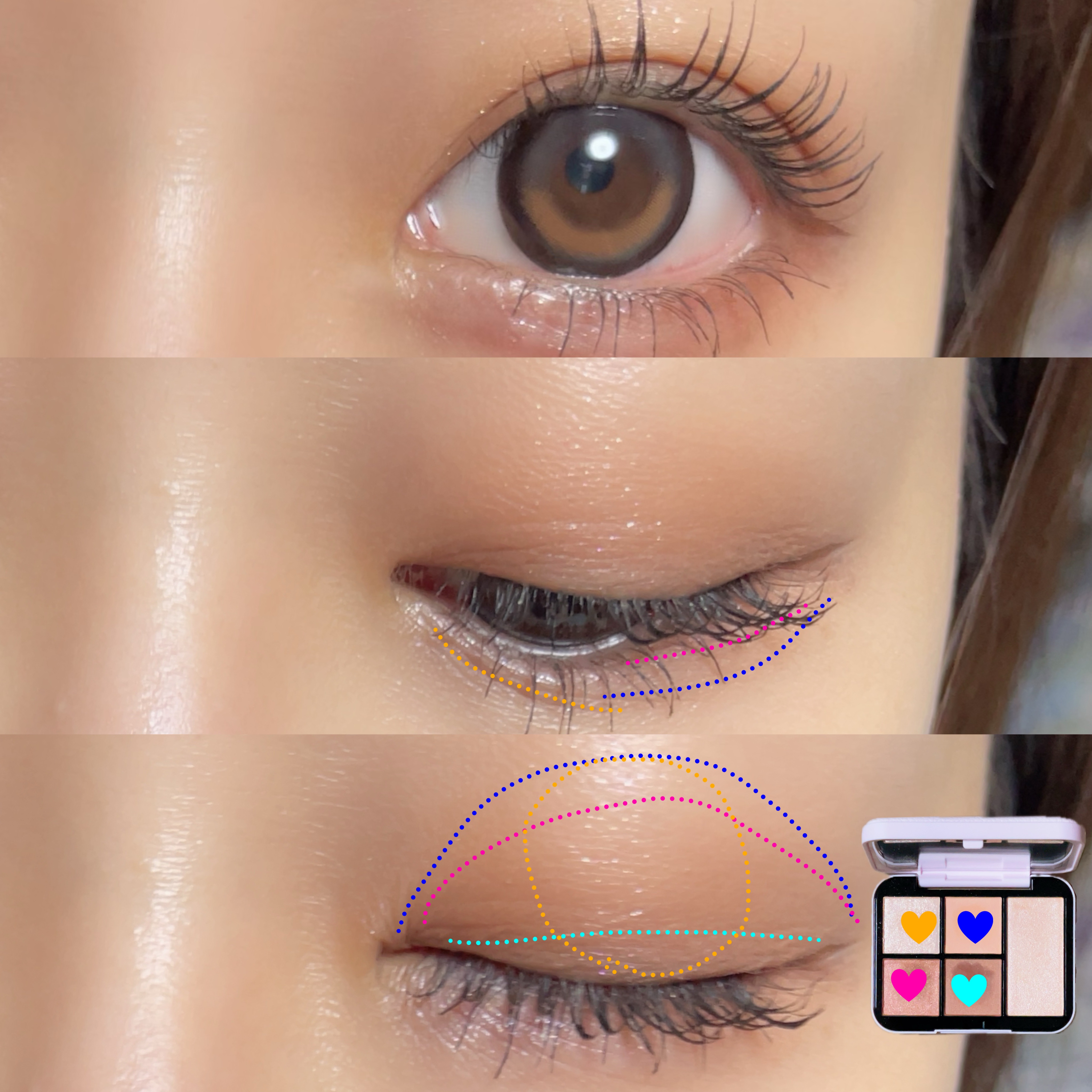 フェイススタイリスト n/SNIDEL BEAUTY/アイシャドウパレットを使ったクチコミ（2枚目）