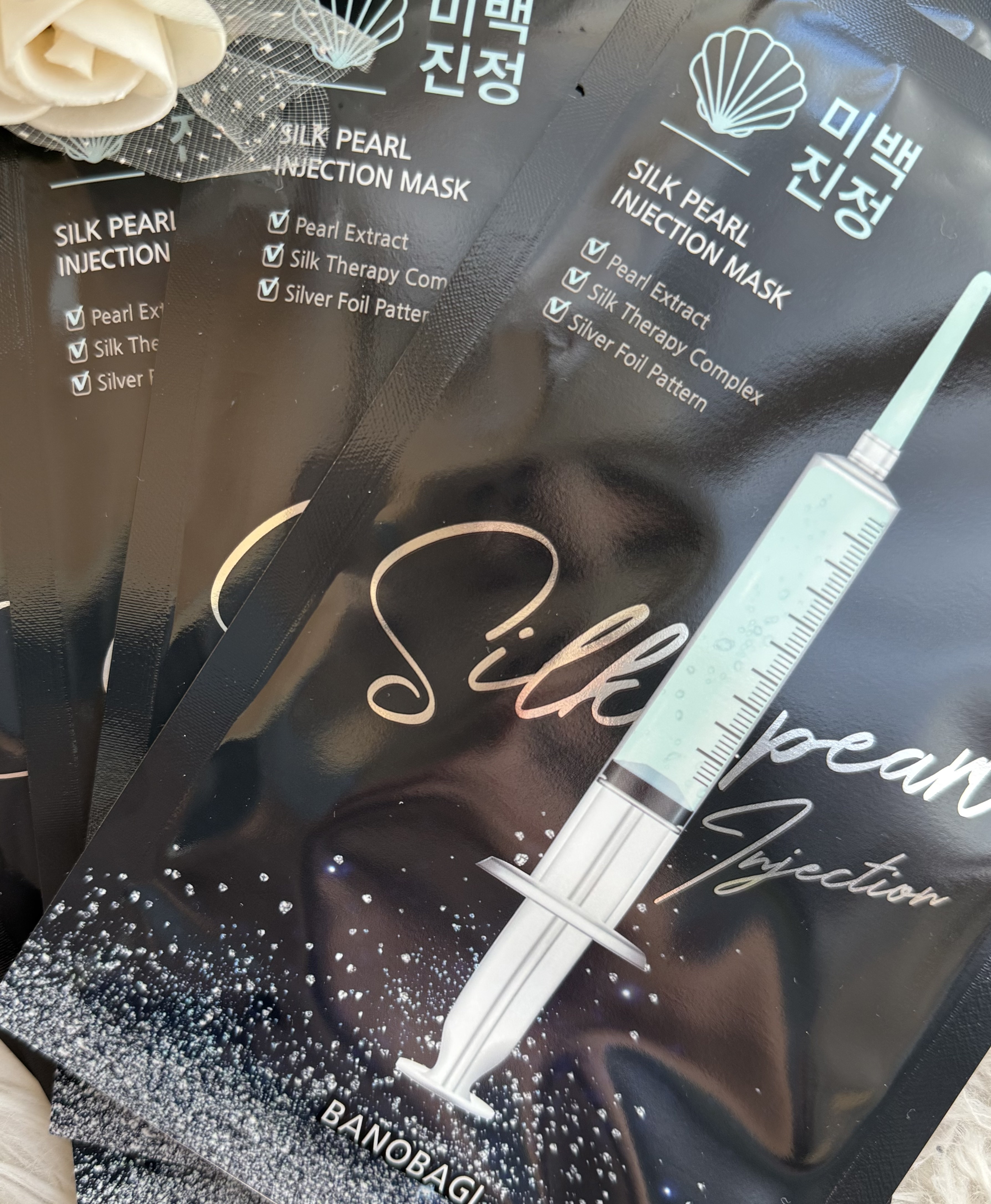 シルクパール インジェクション マスク/BANOBAGI/シートマスク・パックを使ったクチコミ（2枚目）