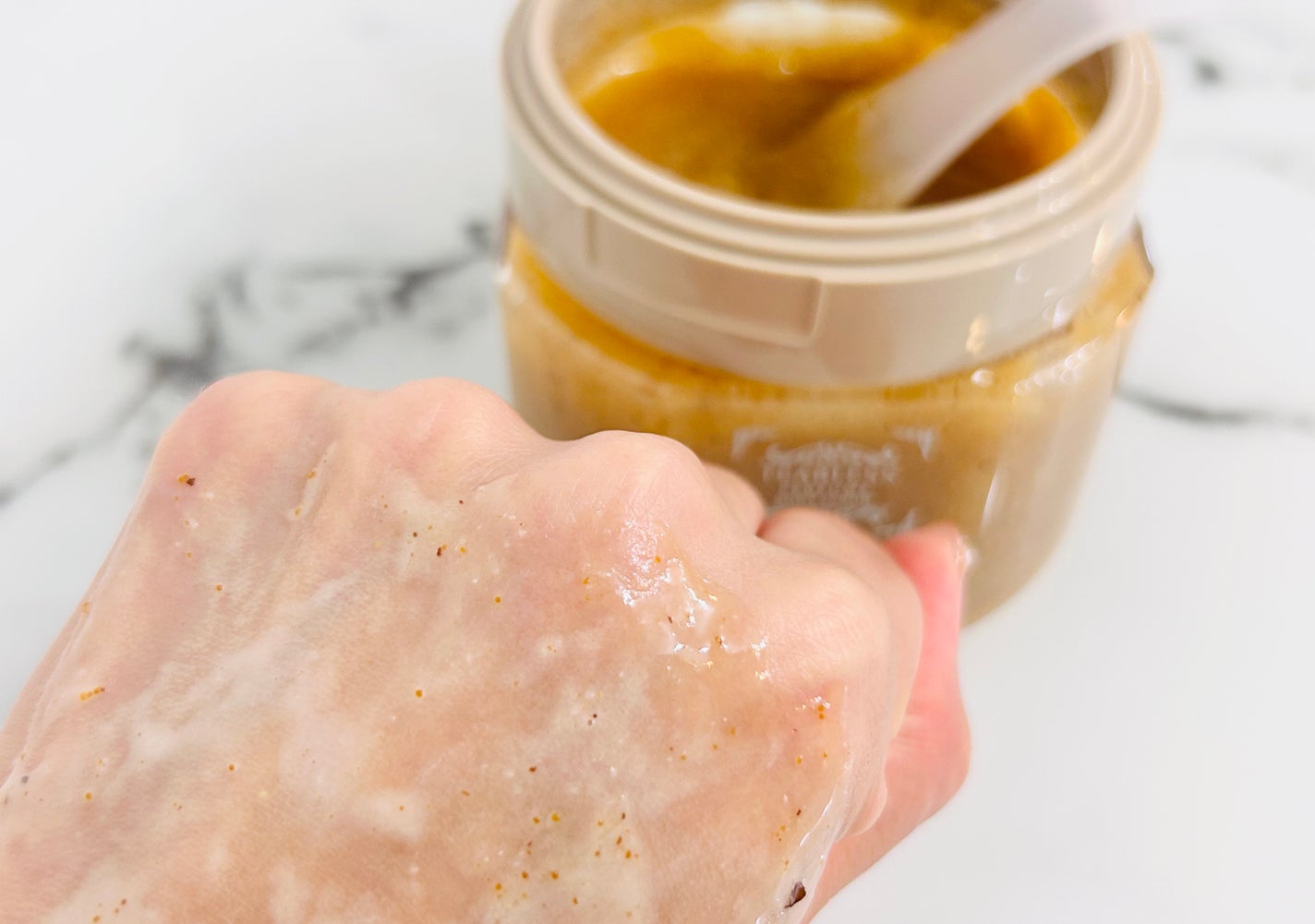 アールグレイティージャム ボディスクラブ/TEABLESS/ボディスクラブを使ったクチコミ(4枚目)