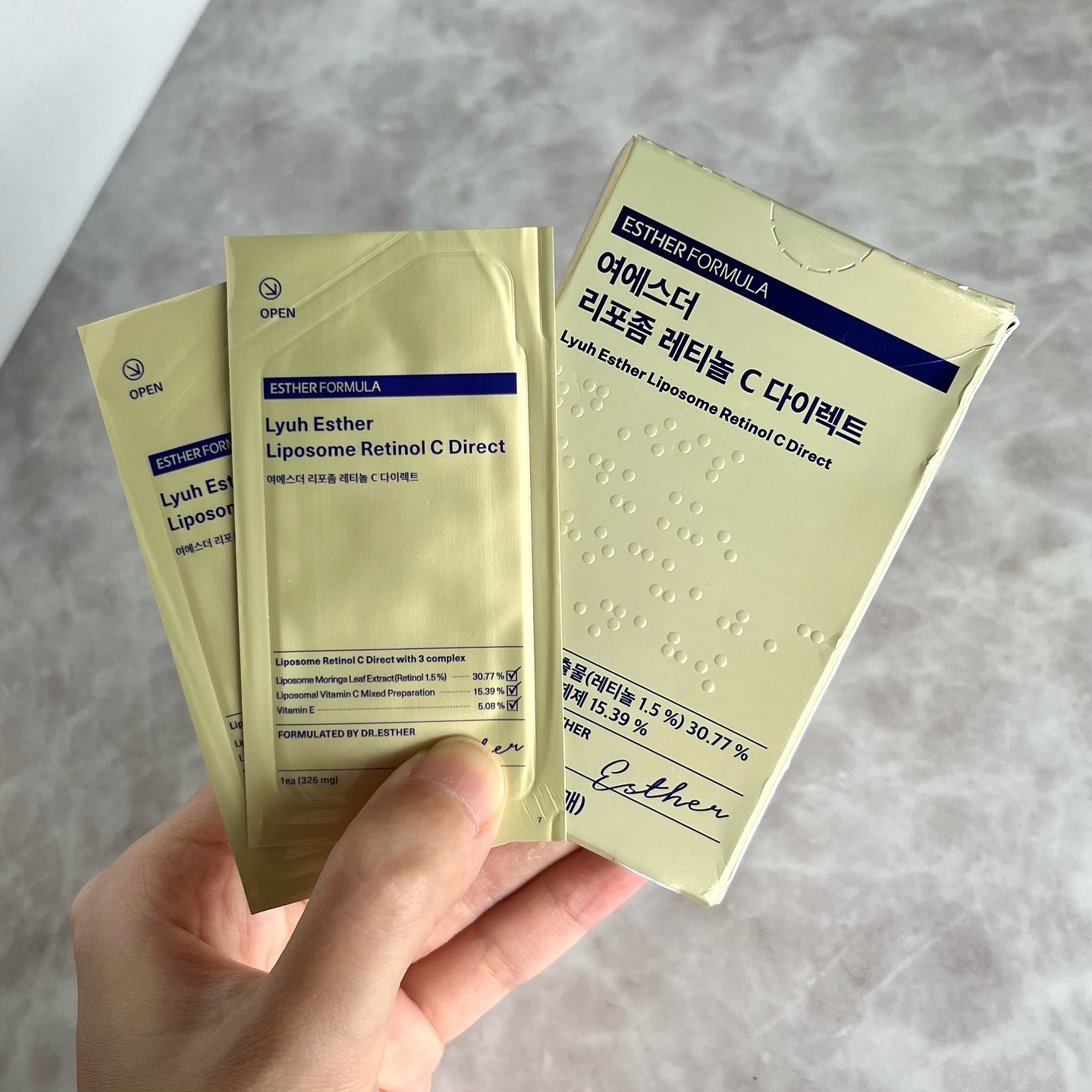 ヨエスターリポソームレチノールCダイレクトフィルム/ESTHER FORMULA/美容サプリメントを使ったクチコミ（1枚目）