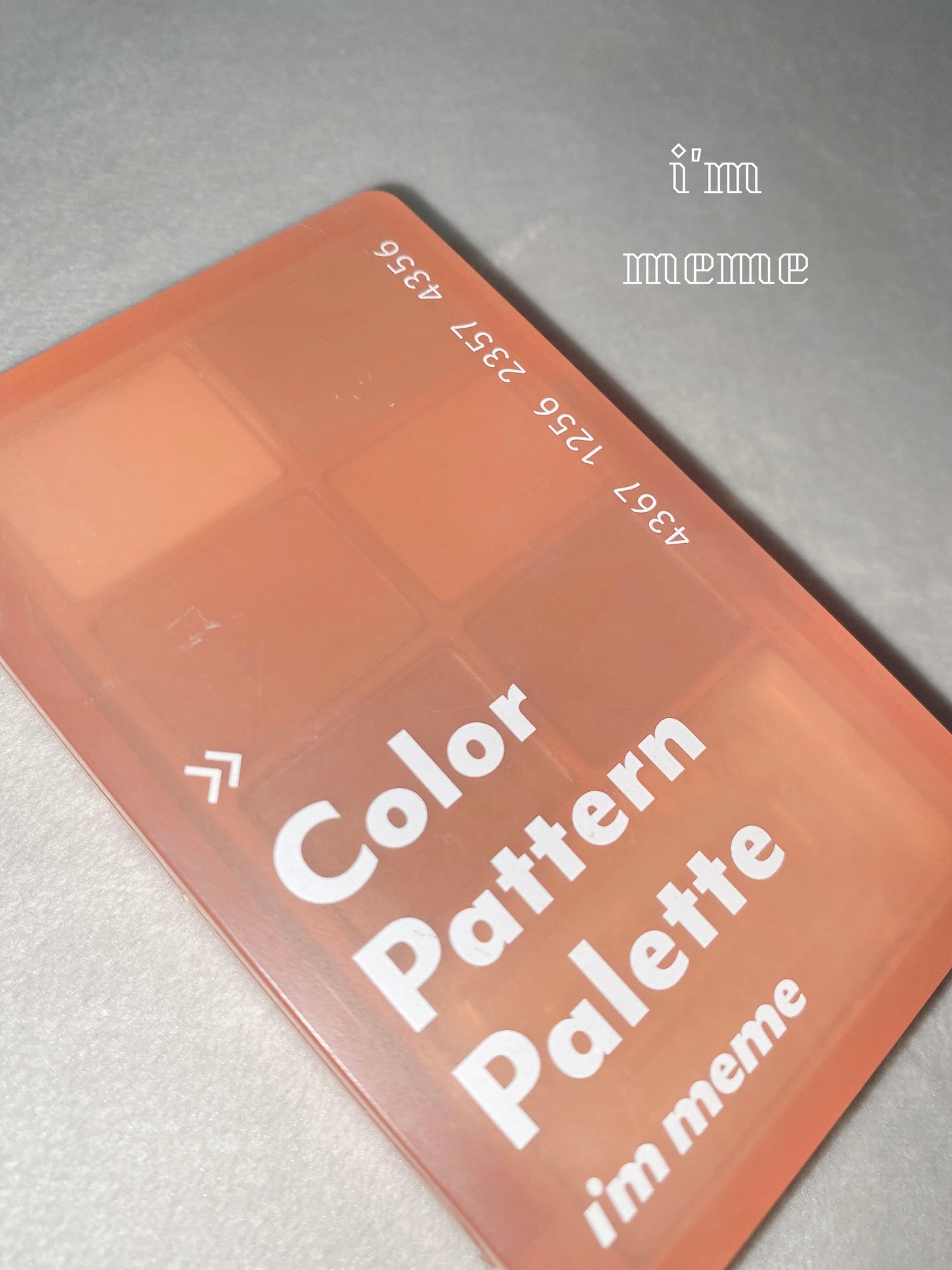 カラーパターンパレット/i’m meme/マルチパレットを使ったクチコミ(1枚目)