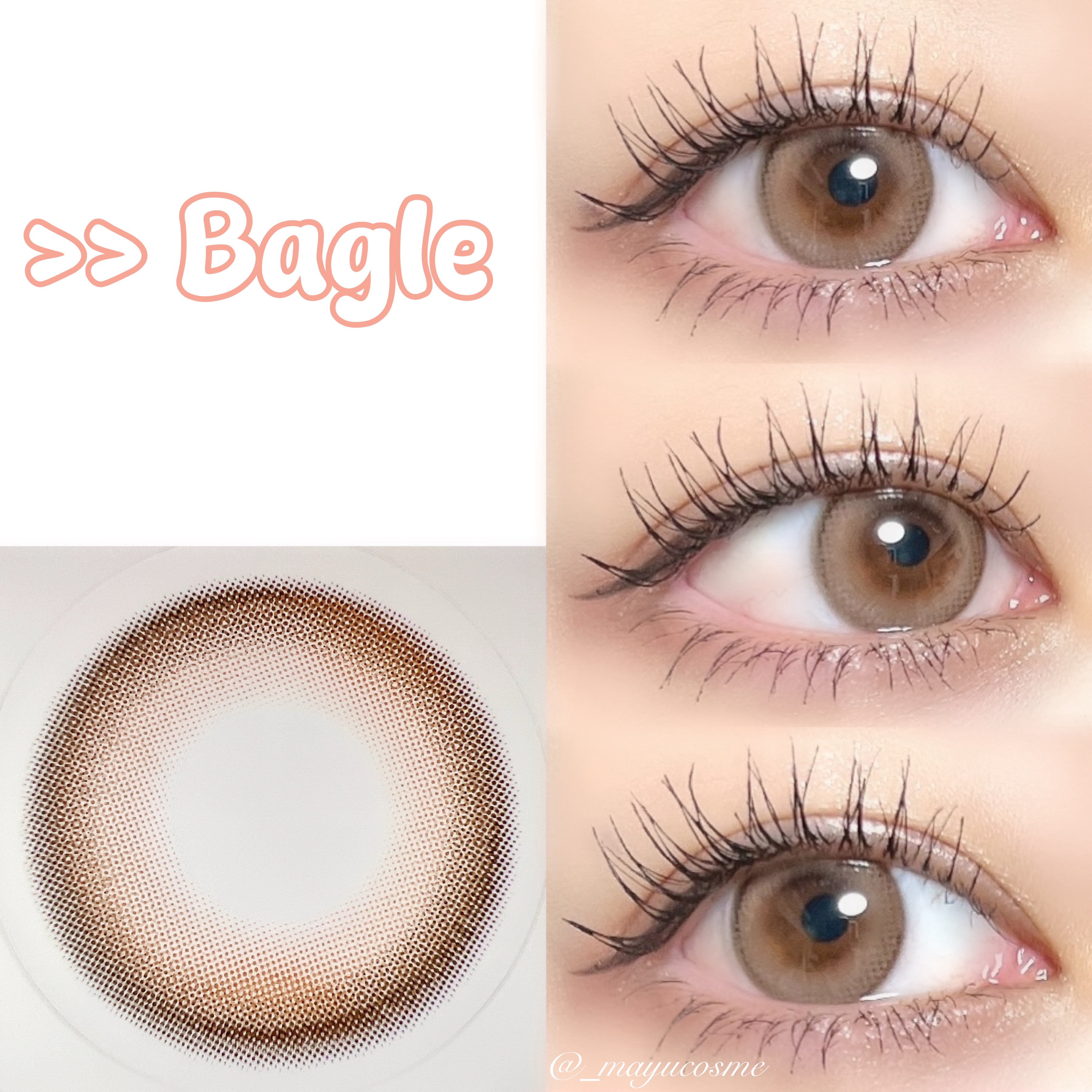 OH 1day ベーグル/OH/ワンデー（１DAY）カラコンを使ったクチコミ（2枚目）