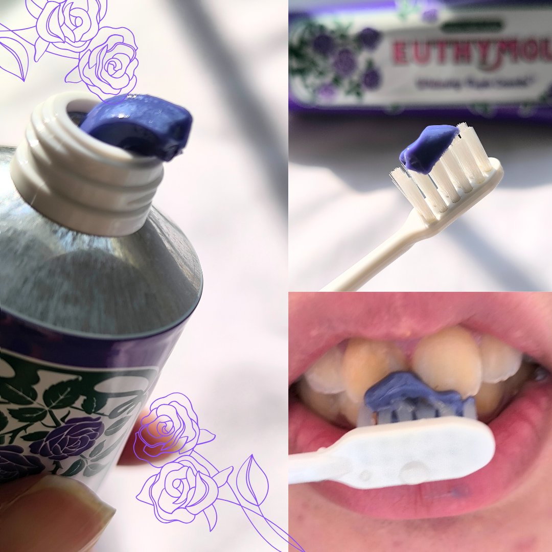 パープルコレクターロイヤルローズブレンド/EUTHYMOL/歯磨き粉を使ったクチコミ（3枚目）
