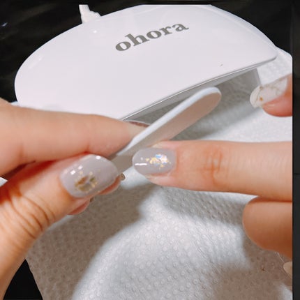 セミキュアジェルネイル(ハンド)/ohora/ネイルシールを使ったクチコミ(9枚目)