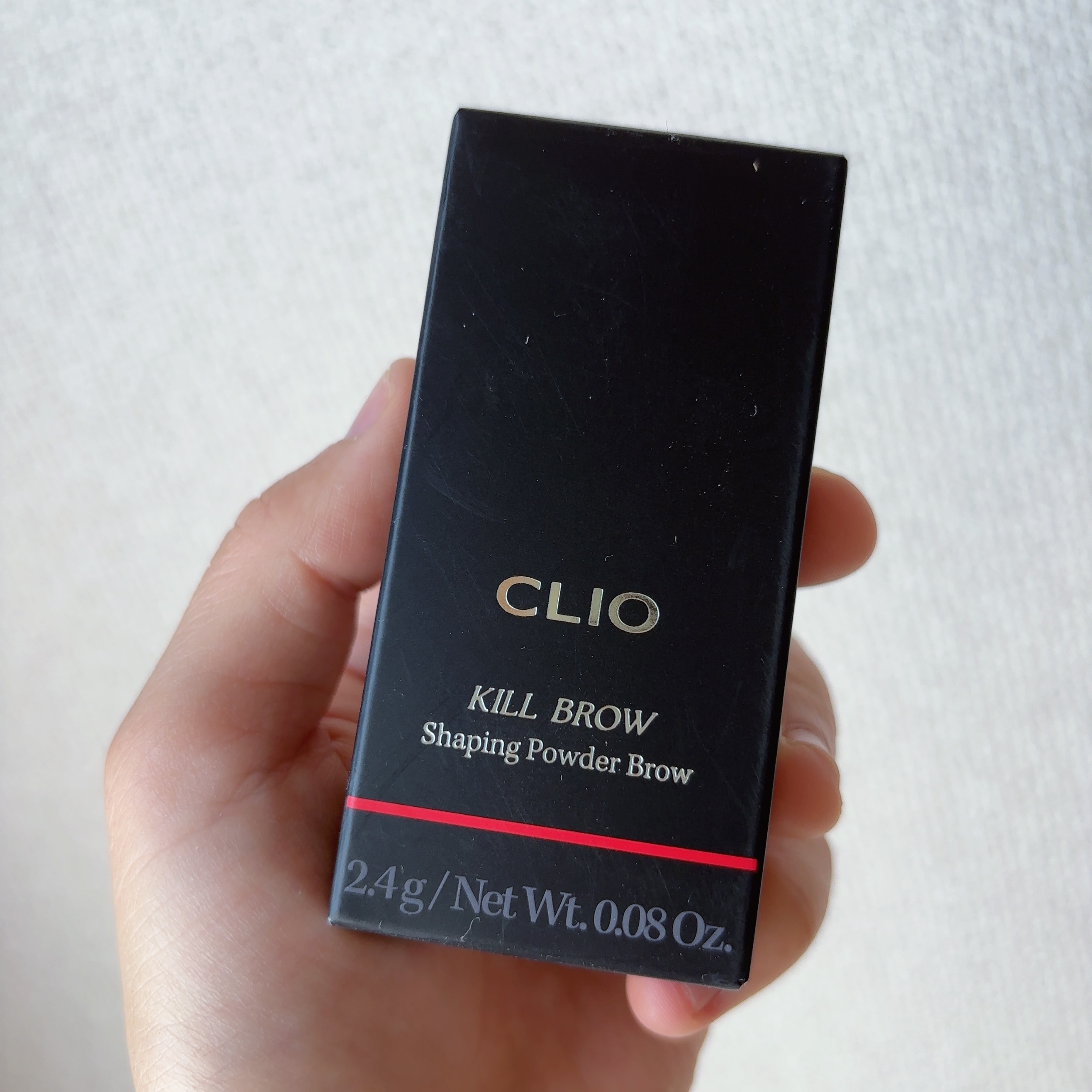 キルブロウシェーピングパウダーブロウ/CLIO/アイブロウを使ったクチコミ（2枚目）