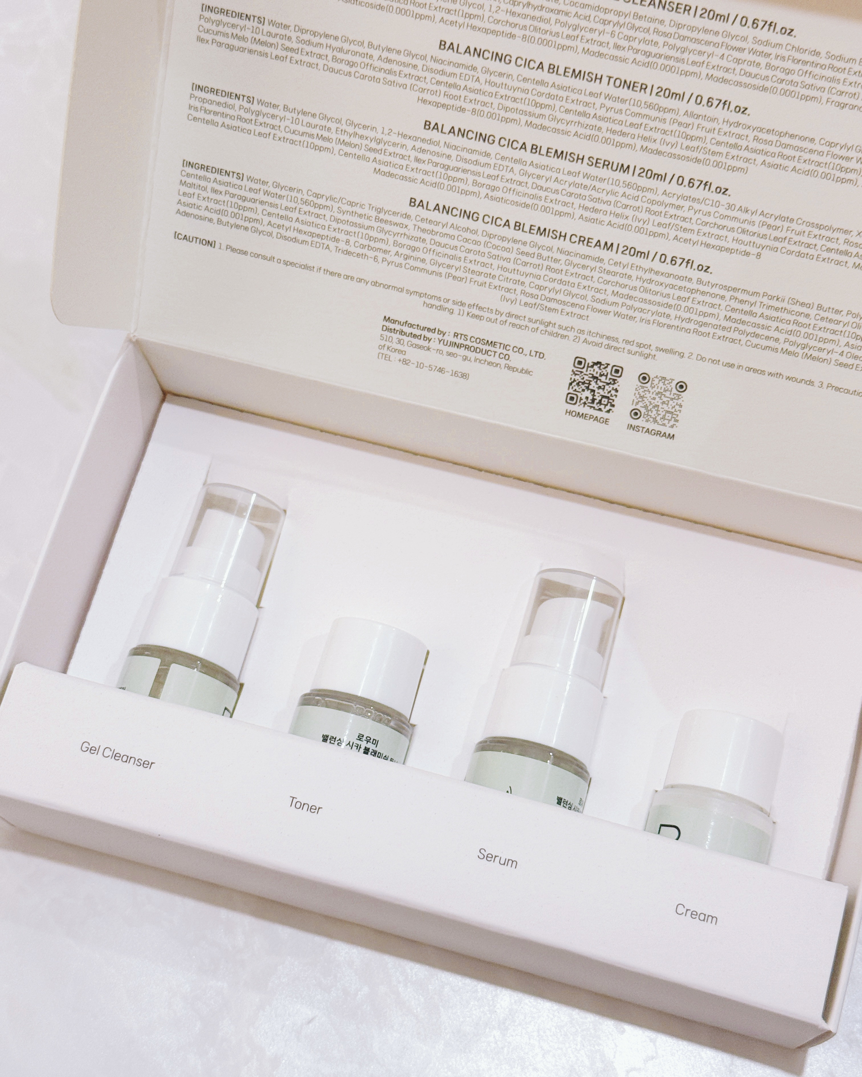 バランシング シカ ブレミッシュ トラベルキット/Roume/スキンケアキットを使ったクチコミ（3枚目）