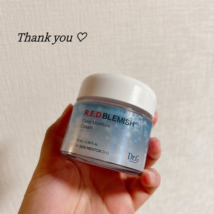 レッドブレミッシュ クリアモイスチャークリーム/Dr.G/フェイスクリームを使ったクチコミ(1枚目)