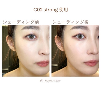 フェイススカルプターシェーディング/mude./シェーディングを使ったクチコミ(4枚目)