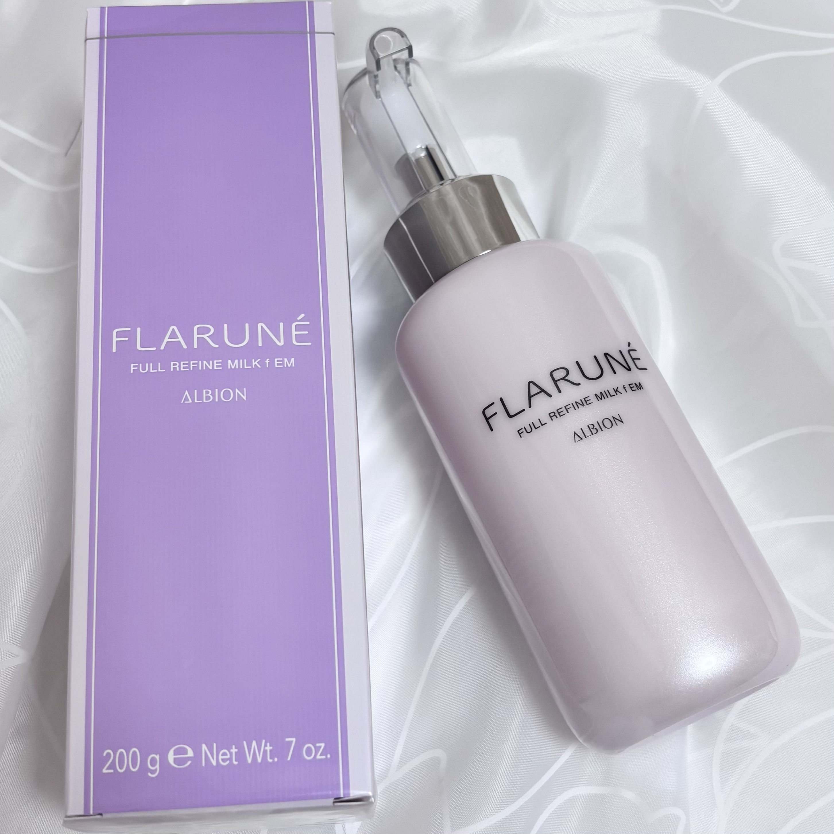 フラルネ フルリファイン ミルク f EM 200g/ALBION/乳液を使ったクチコミ（1枚目）