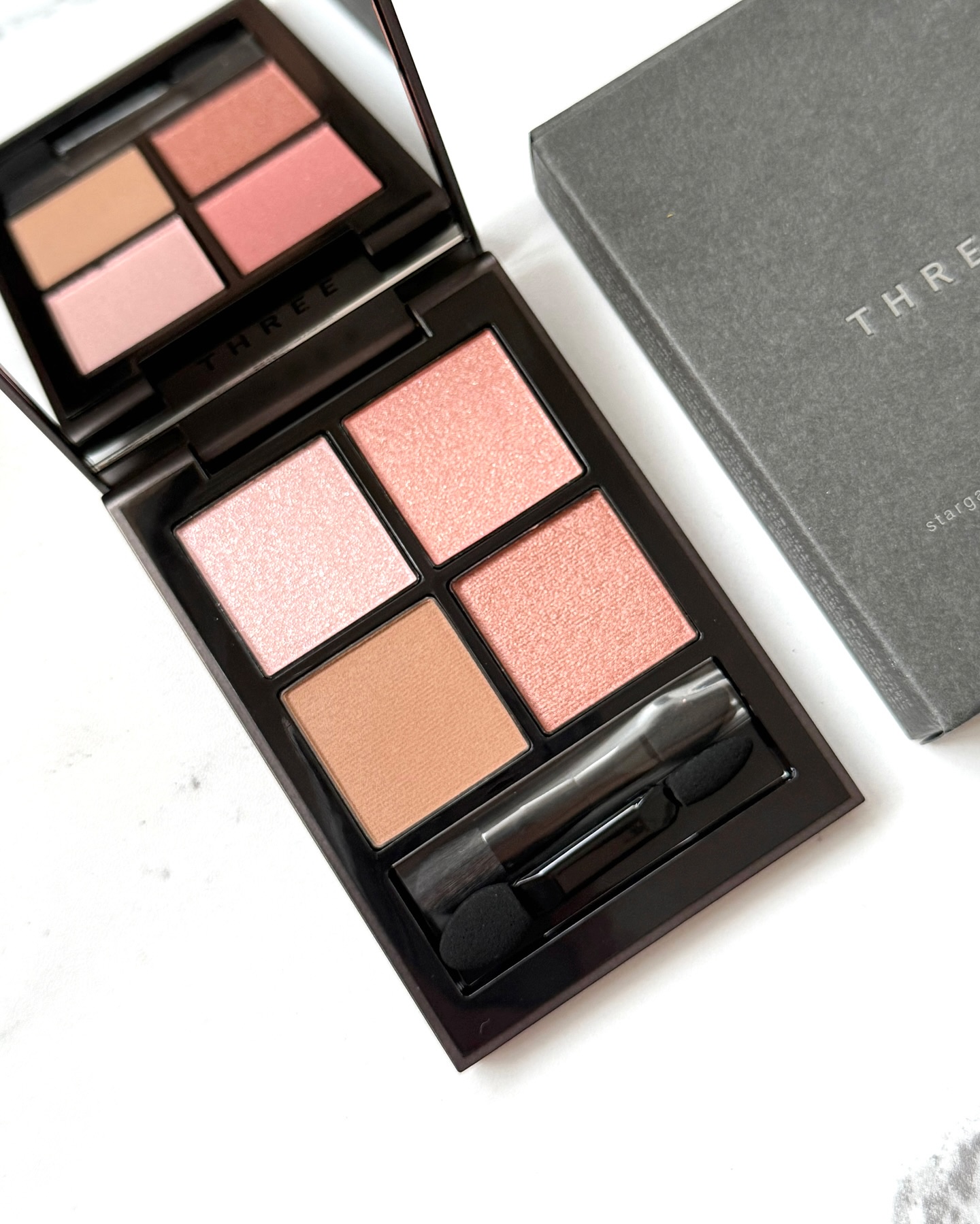 THREE スターゲージング アイシャドウクアッド/THREE/アイシャドウパレットを使ったクチコミ（2枚目）