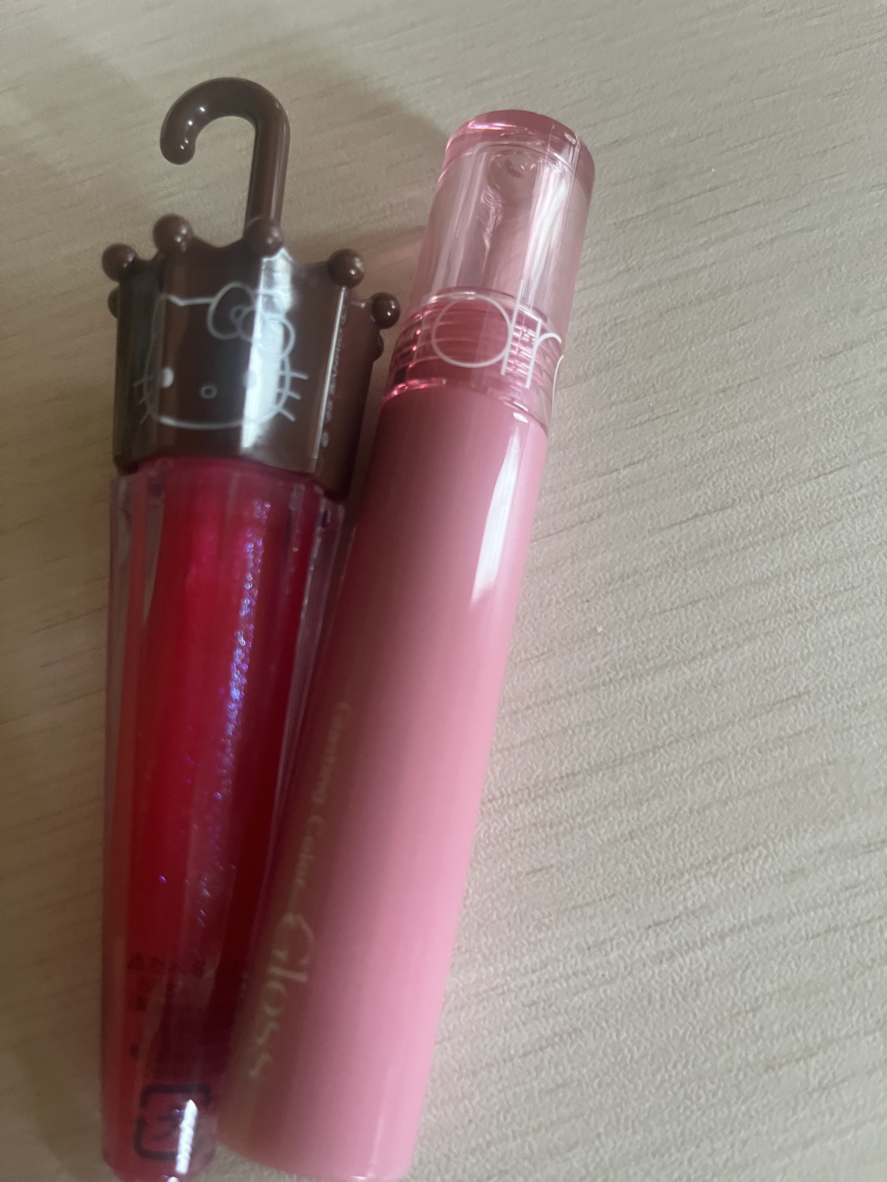 パラソルチョコ風リップグロス ハローキティ/SHOBIDO/リップグロスを使ったクチコミ（1枚目）