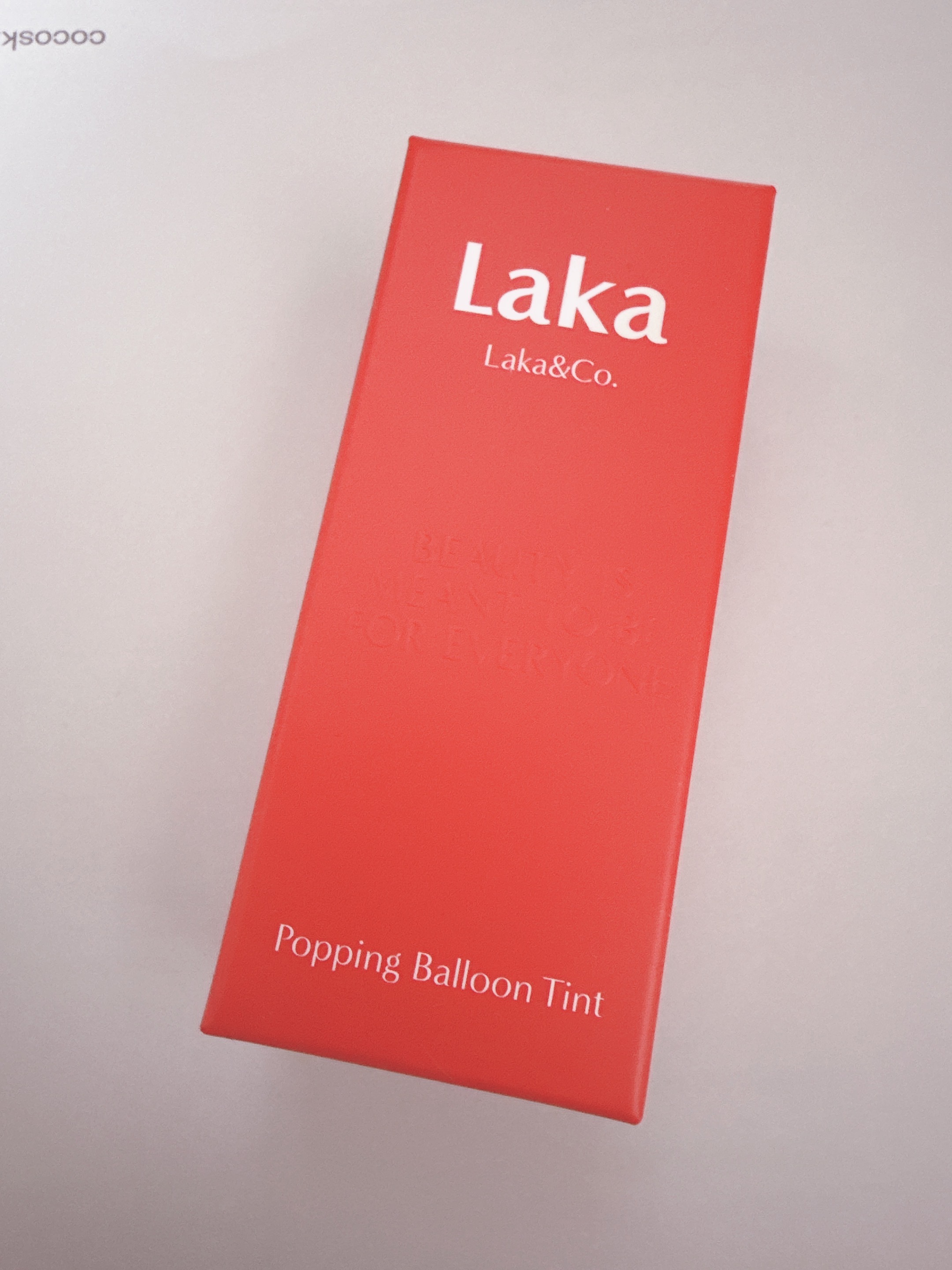 ポッピングバルーンティント/Laka/リップティントを使ったクチコミ（1枚目）