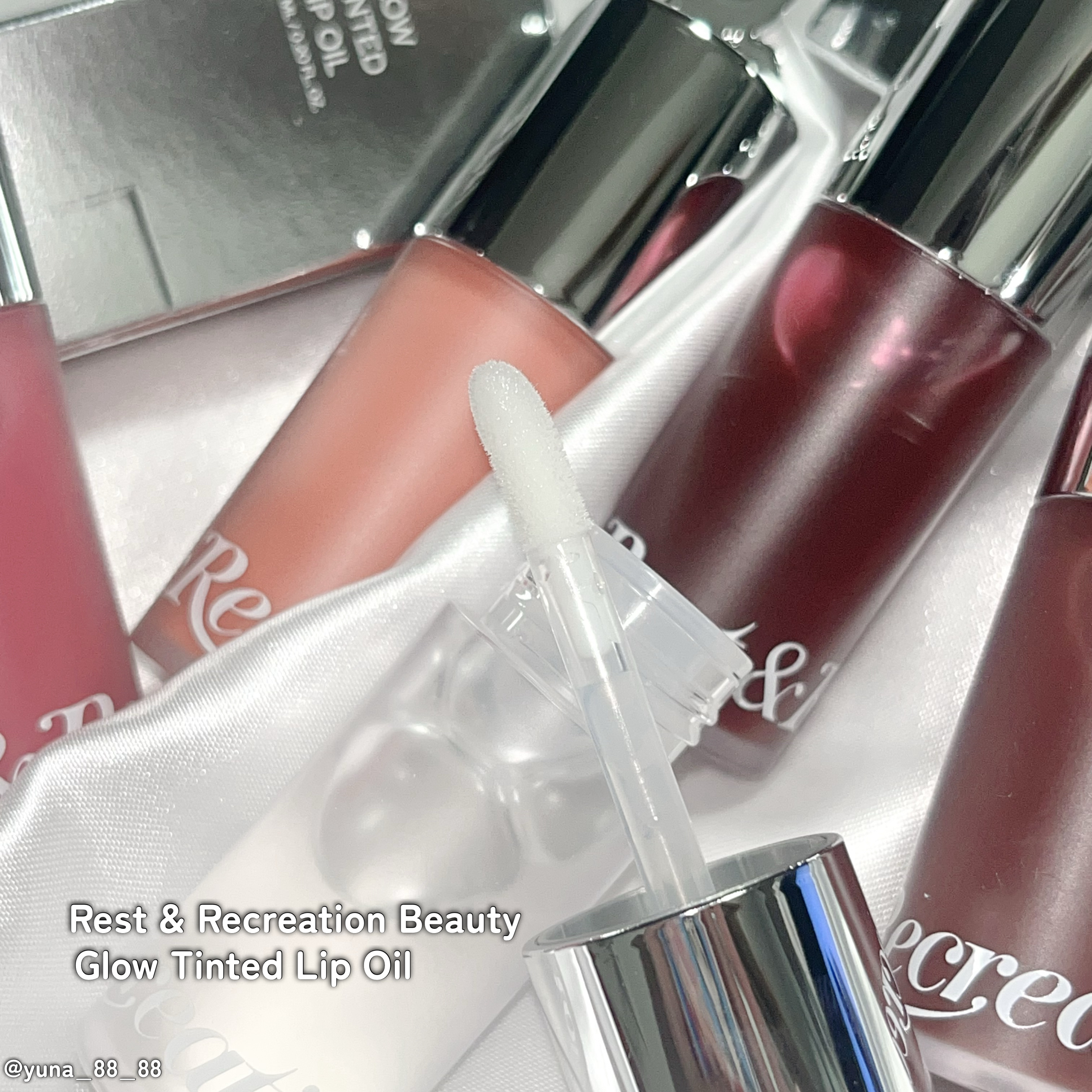 GLOW TINTED LIP OIL/Rest & Recreation BEAUTY/リップオイルを使ったクチコミ（3枚目）