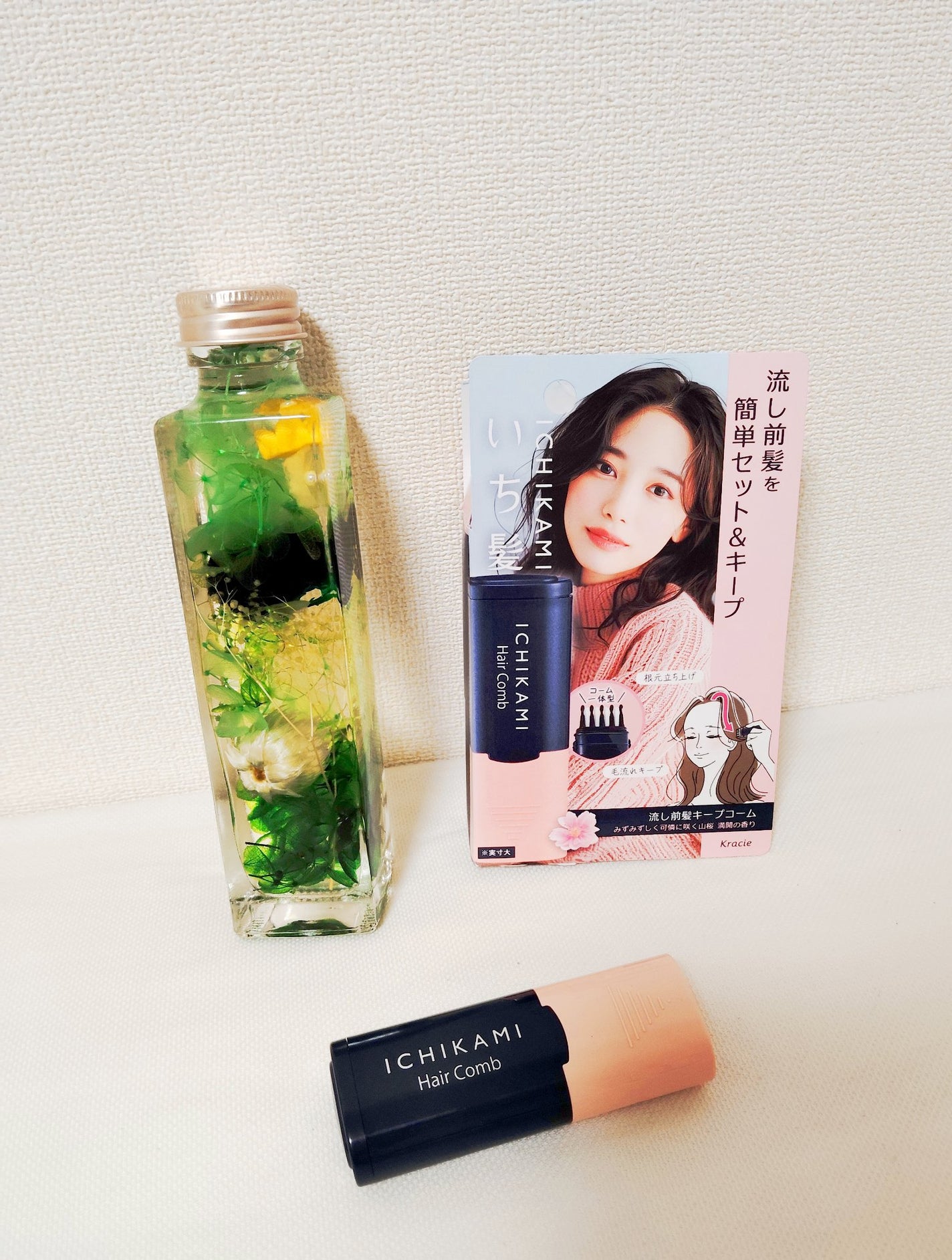 流し前髪キープコーム/いち髪/ヘアジェルを使ったクチコミ(2枚目)