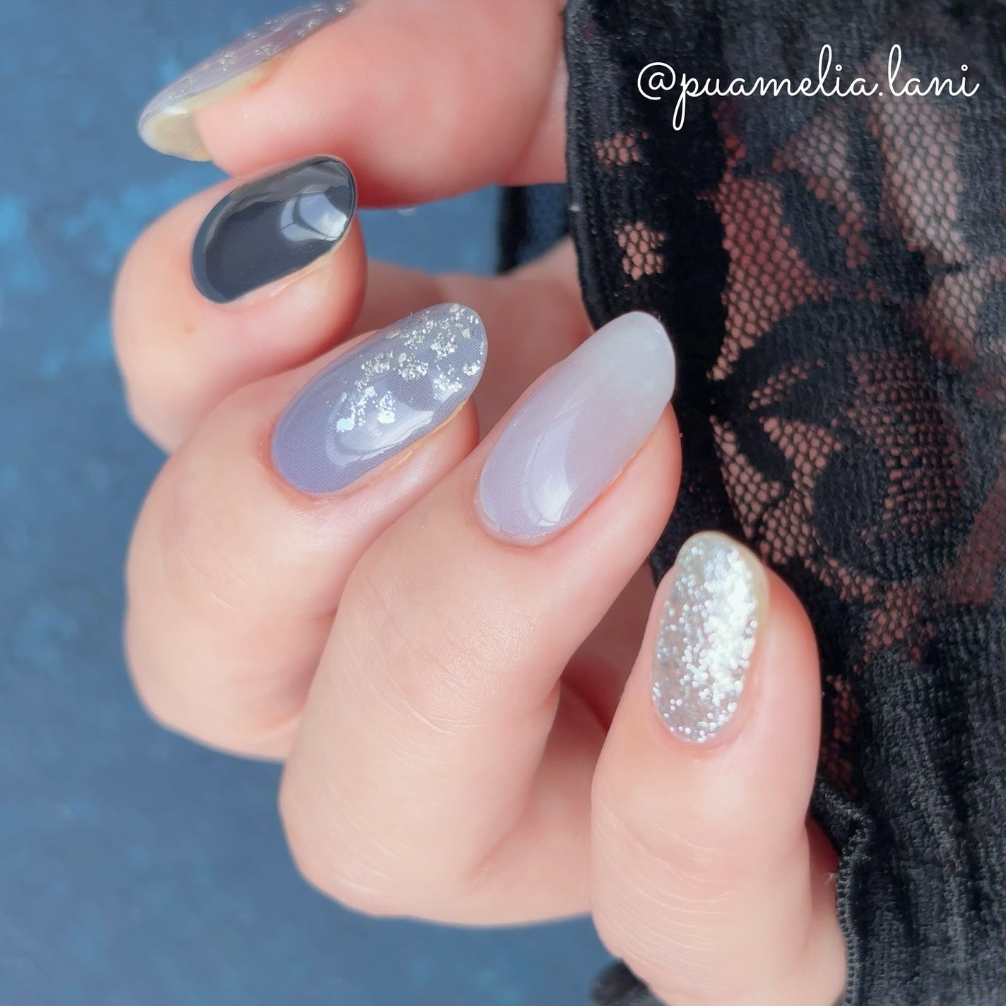 シンデレラネイル(切らなくていいジェルネイルシール)/mmme/ネイルシールを使ったクチコミ(2枚目)