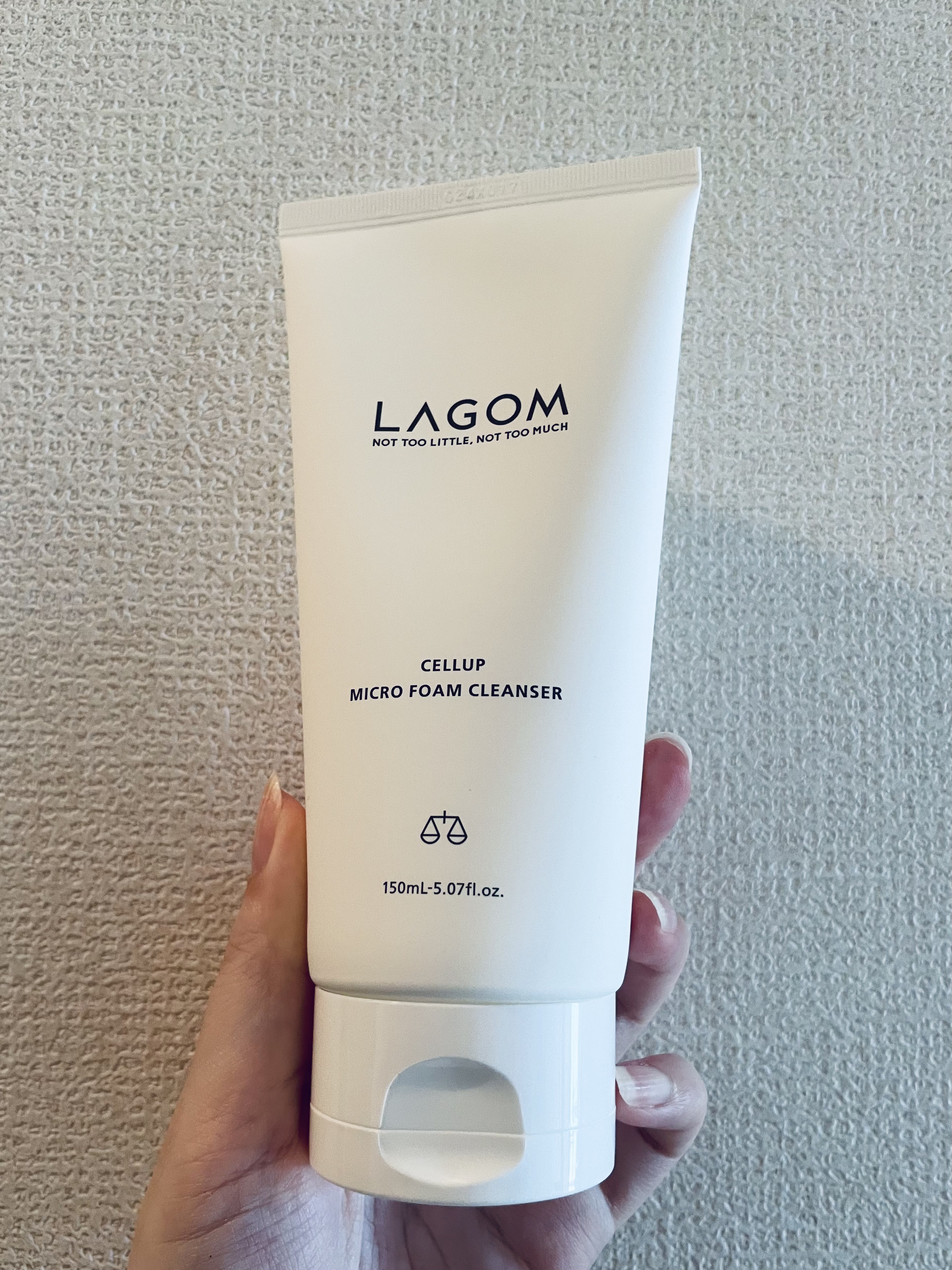 マイクロフォーム クレンザー(夜用洗顔)/LAGOM /クレンジングクリームを使ったクチコミ（1枚目）