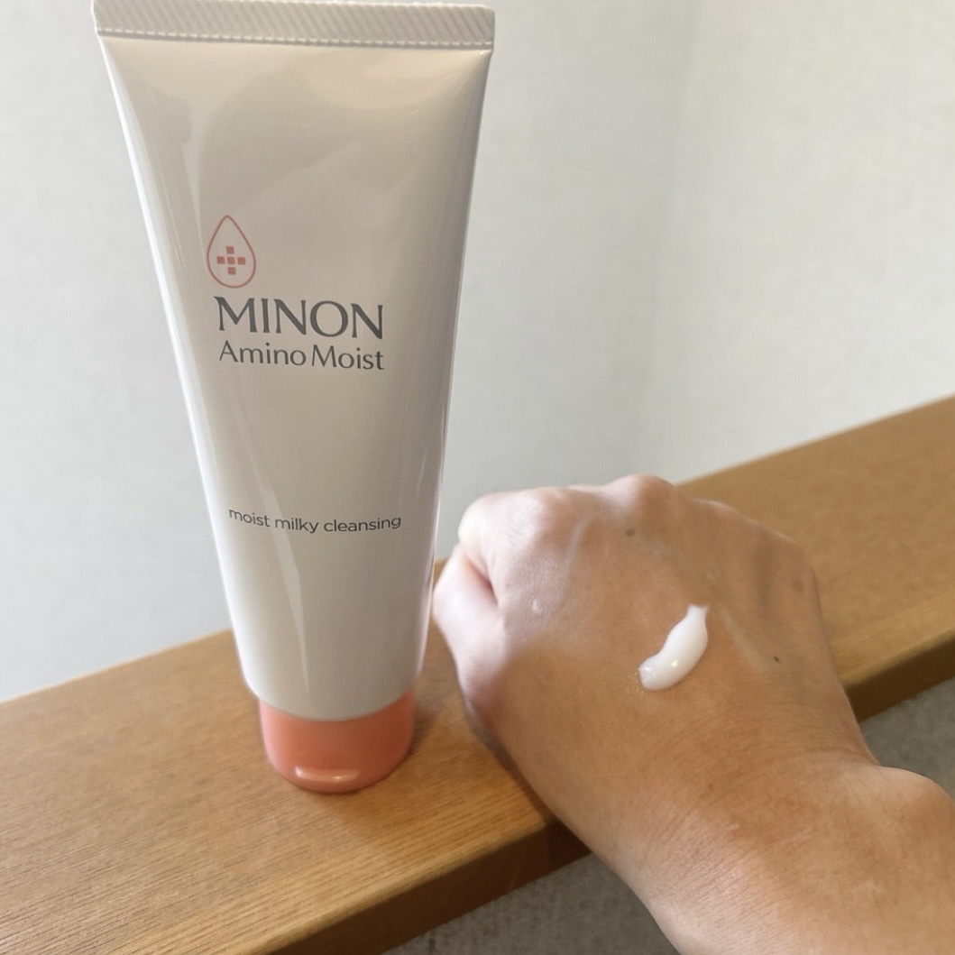 ミノン アミノモイスト モイストミルキィ クレンジング/ミノン/ミルククレンジングを使ったクチコミ（2枚目）