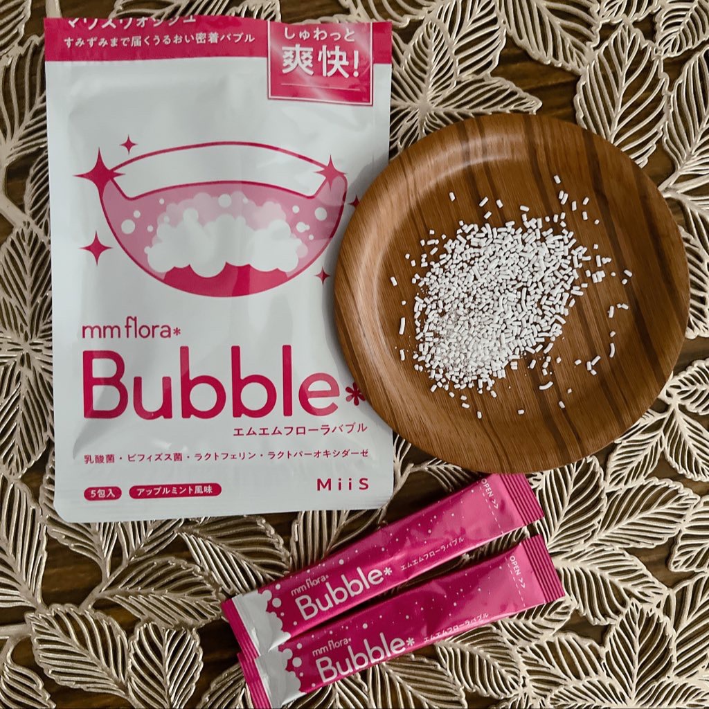mm flora＊ bubble/MiiS/マウスウォッシュ・スプレーを使ったクチコミ（2枚目）