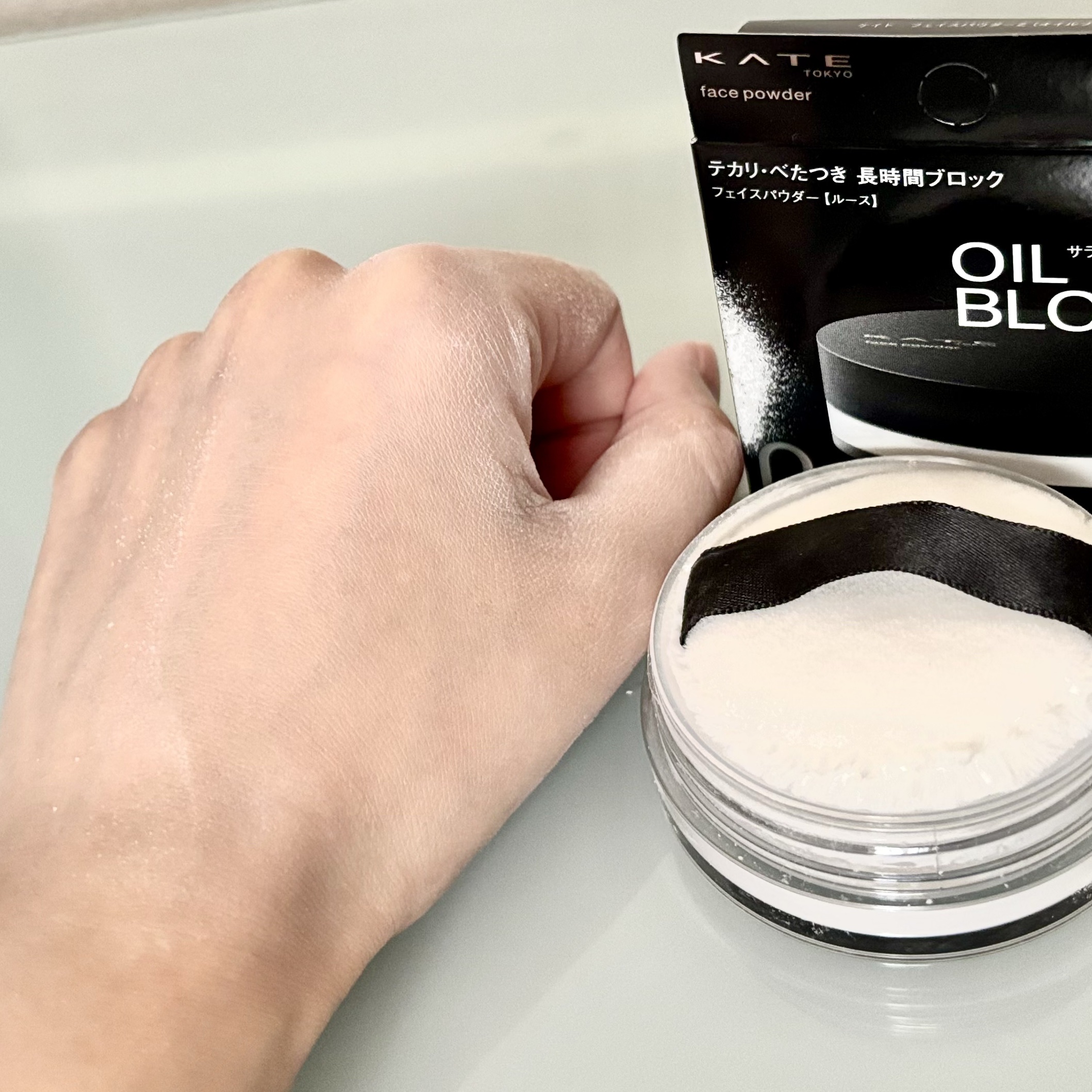 ケイト フェイスパウダーZ(オイルブロック)/KATE/ルースパウダーを使ったクチコミ（3枚目）