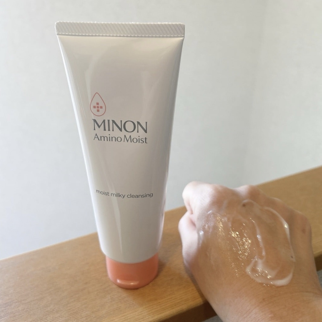 ミノン アミノモイスト モイストミルキィ クレンジング/ミノン/ミルククレンジングを使ったクチコミ（3枚目）