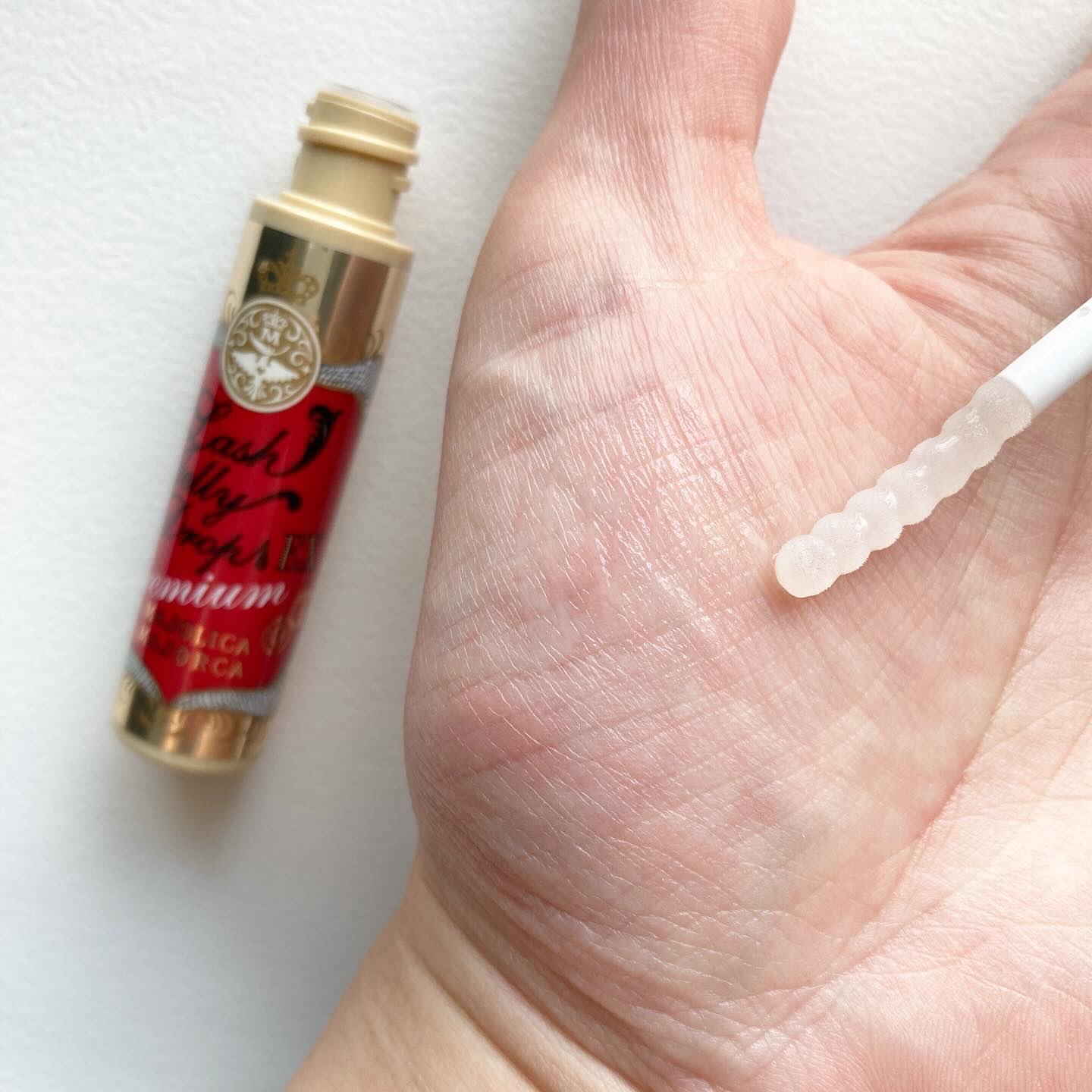 ラッシュジェリードロップ EX プレミアム/MAJOLICA MAJORCA/まつげ美容液を使ったクチコミ（3枚目）