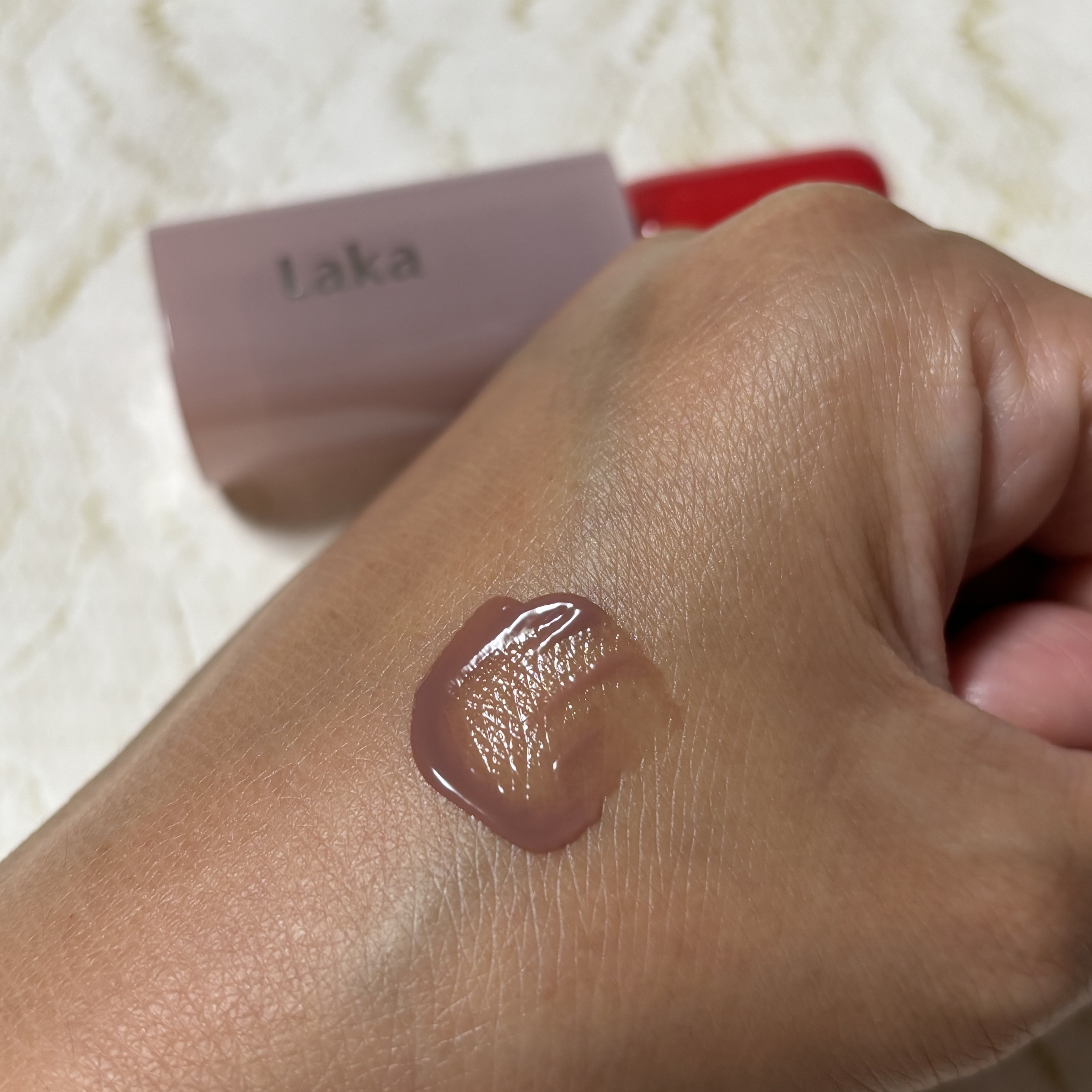 ポッピングバルーンティント/Laka/リップティントを使ったクチコミ（3枚目）
