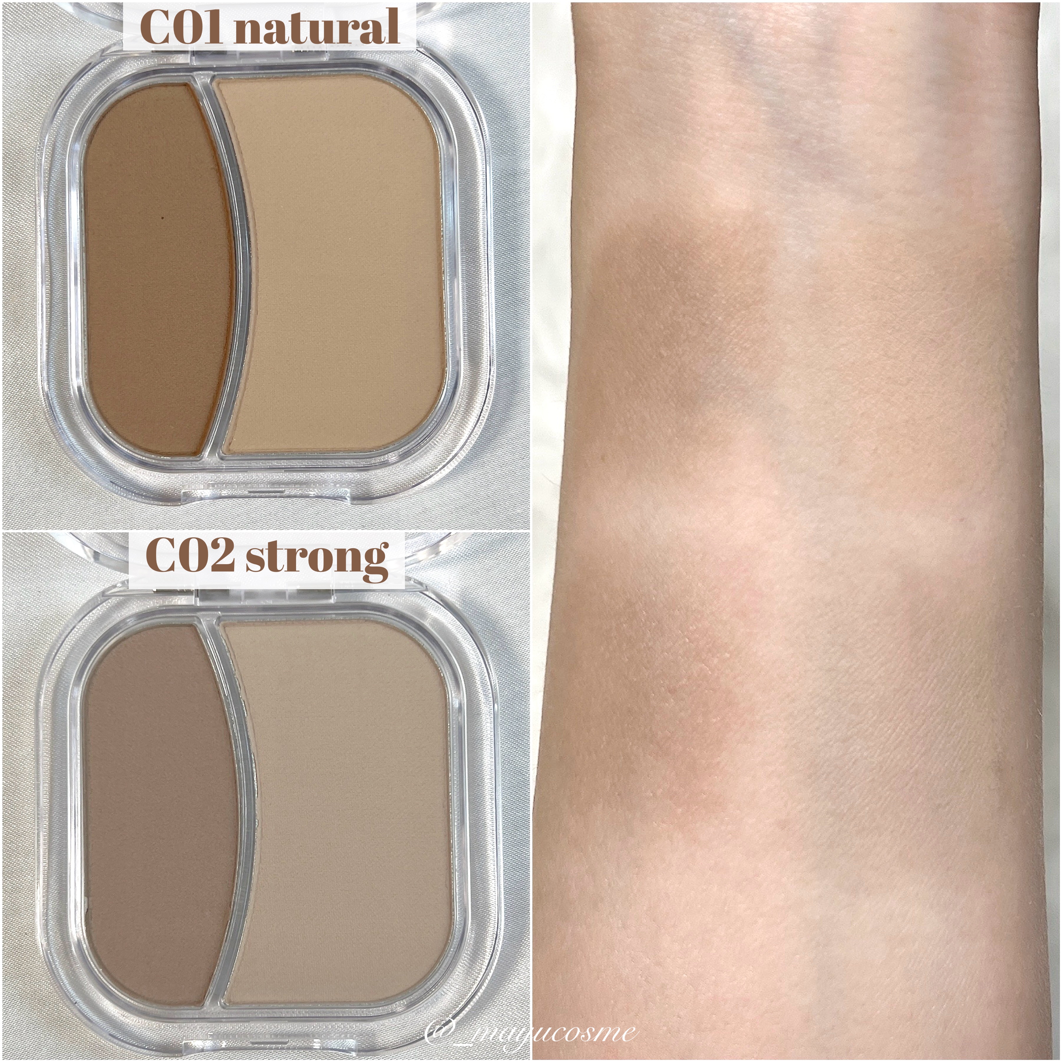 フェイススカルプターシェーディング/mude./シェーディングを使ったクチコミ（3枚目）