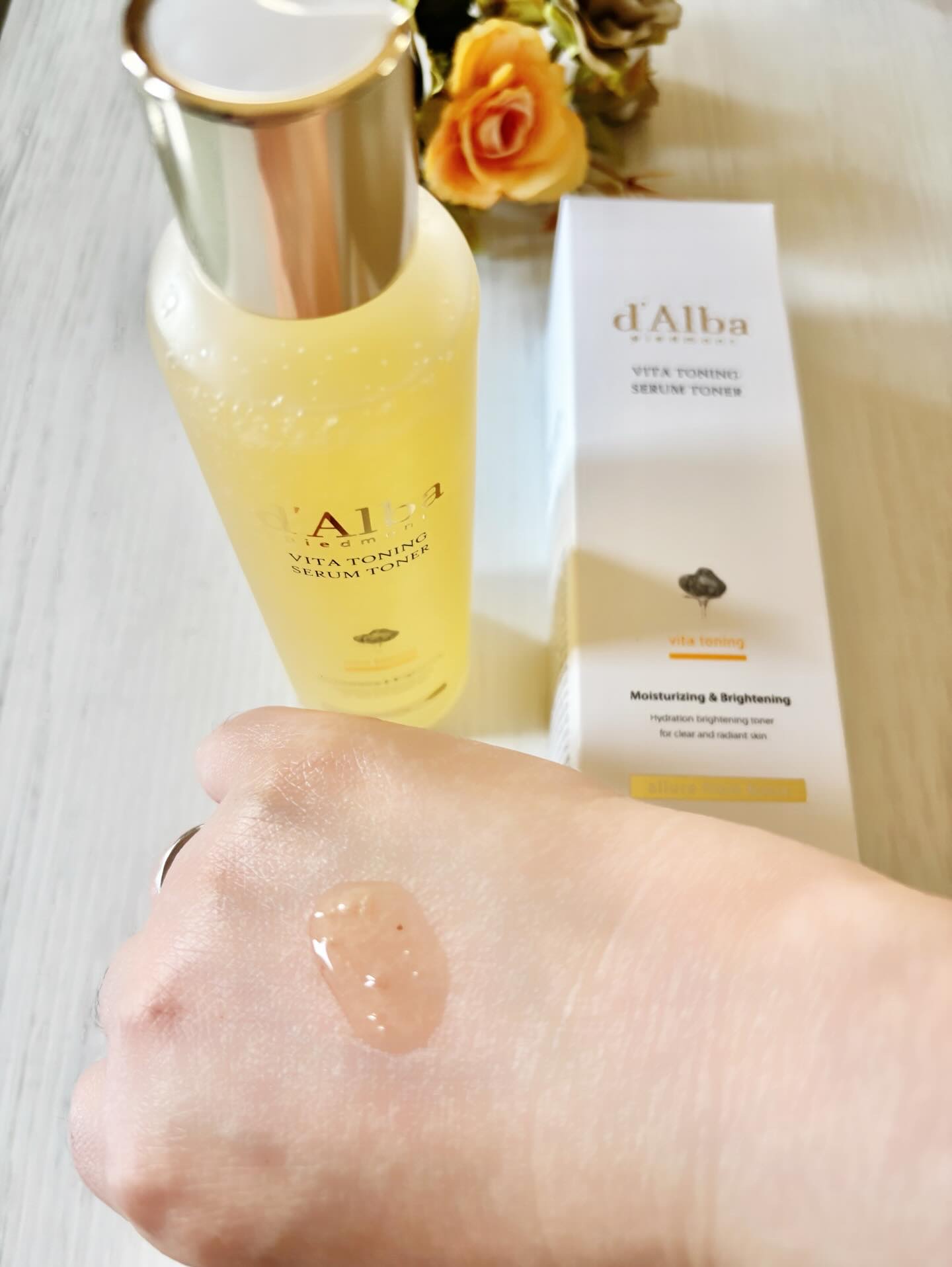 ビタトーニングセラムトナー/ダルバ/化粧水を使ったクチコミ（2枚目）