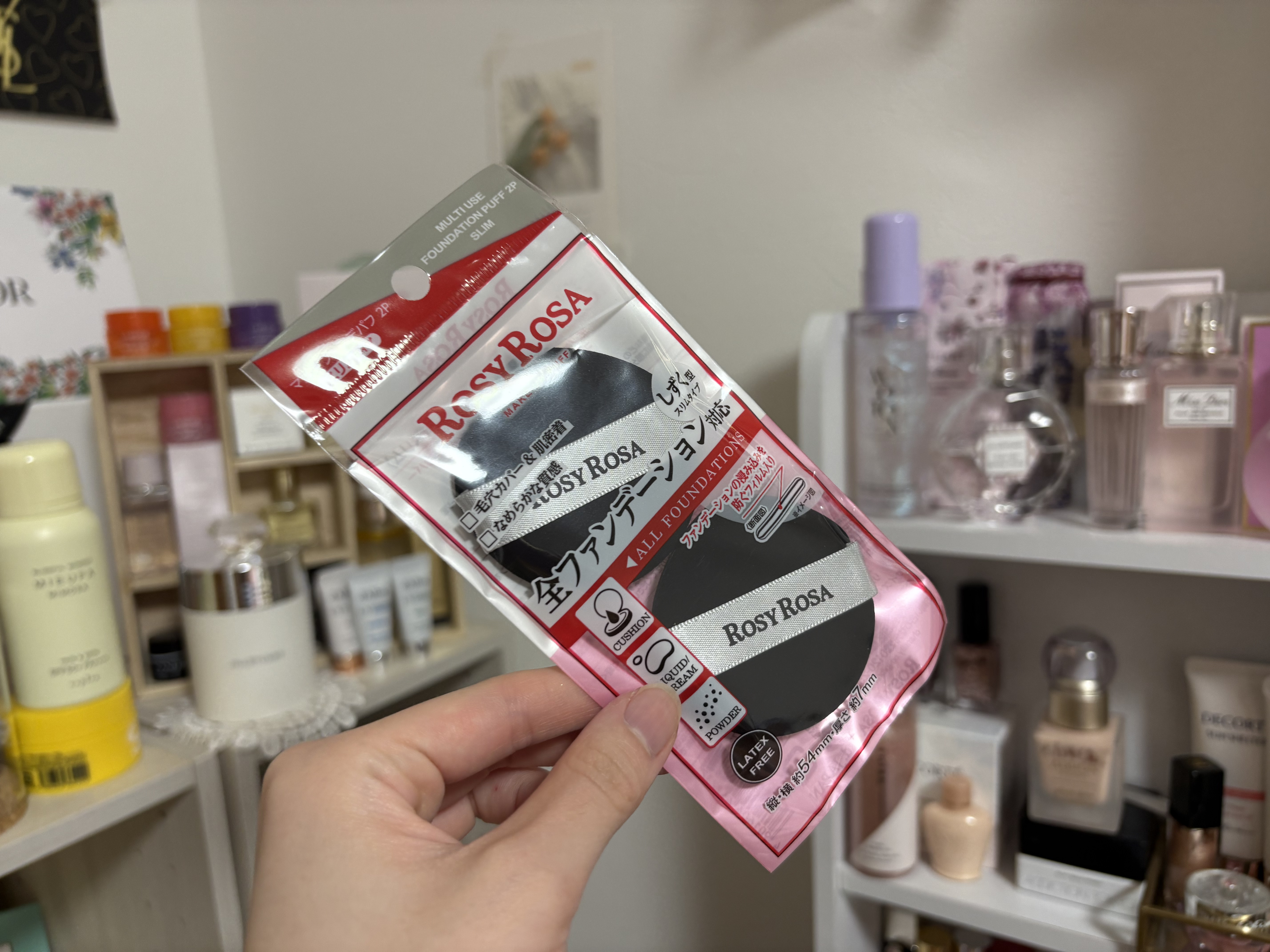 マルチファンデパフ2P 〈スリム〉/ロージーローザ/パフ・スポンジを使ったクチコミ（1枚目）