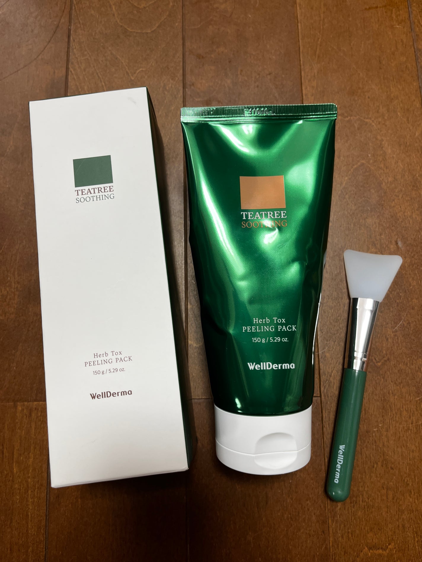 ティーツリーハーブピーリングパック/WellDerma/洗い流すパック・マスクを使ったクチコミ(1枚目)