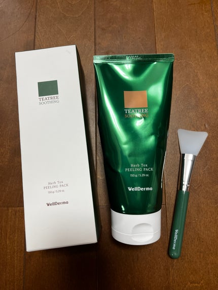 ティーツリーハーブピーリングパック/WellDerma/洗い流すパック・マスクを使ったクチコミ(1枚目)