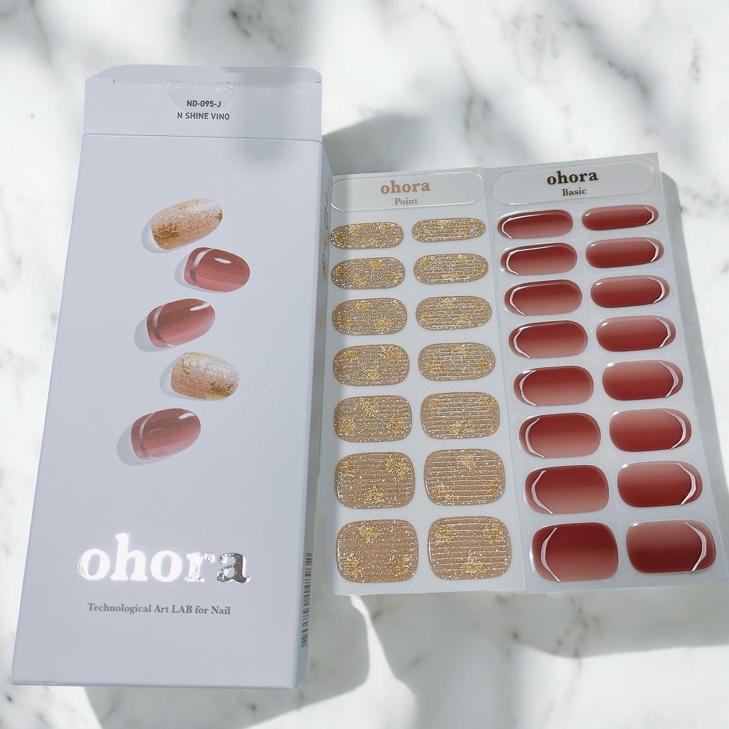 セミキュアジェルネイル(ハンド)/ohora/ネイルシールを使ったクチコミ(3枚目)