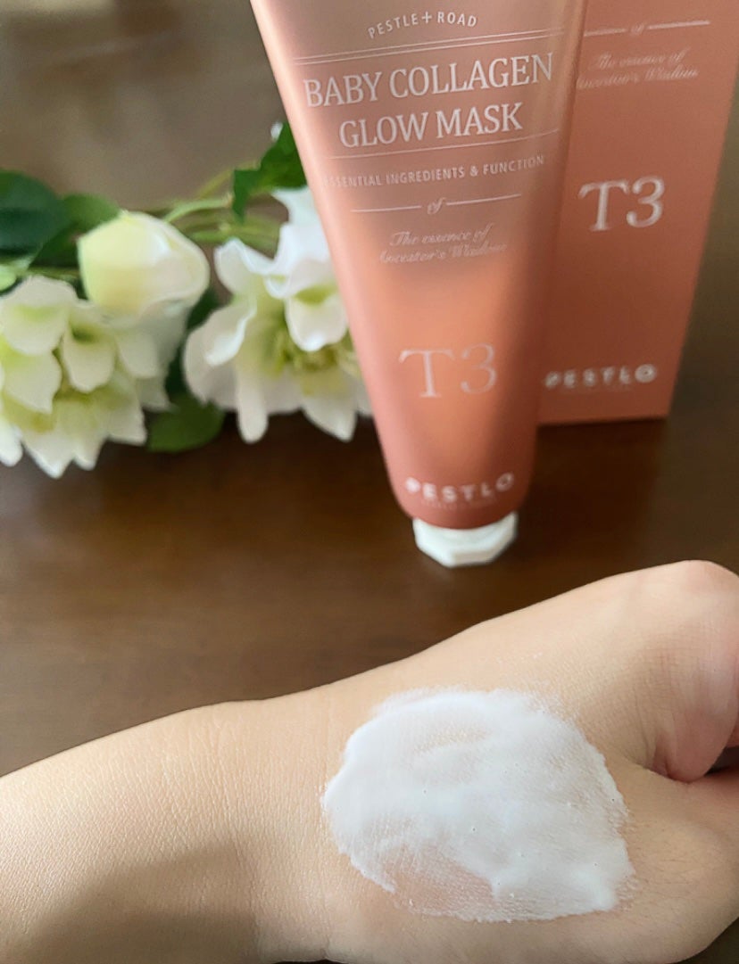 BABY COLLAGEN GLOW MASK/PESTLO/シートマスク・パックを使ったクチコミ(5枚目)