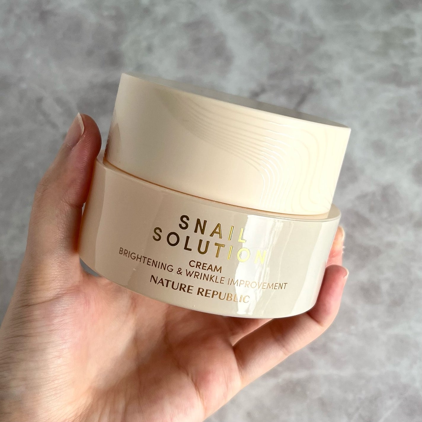 スネイルソリューションクリーム/ネイチャーリパブリック/フェイスクリームを使ったクチコミ(2枚目)