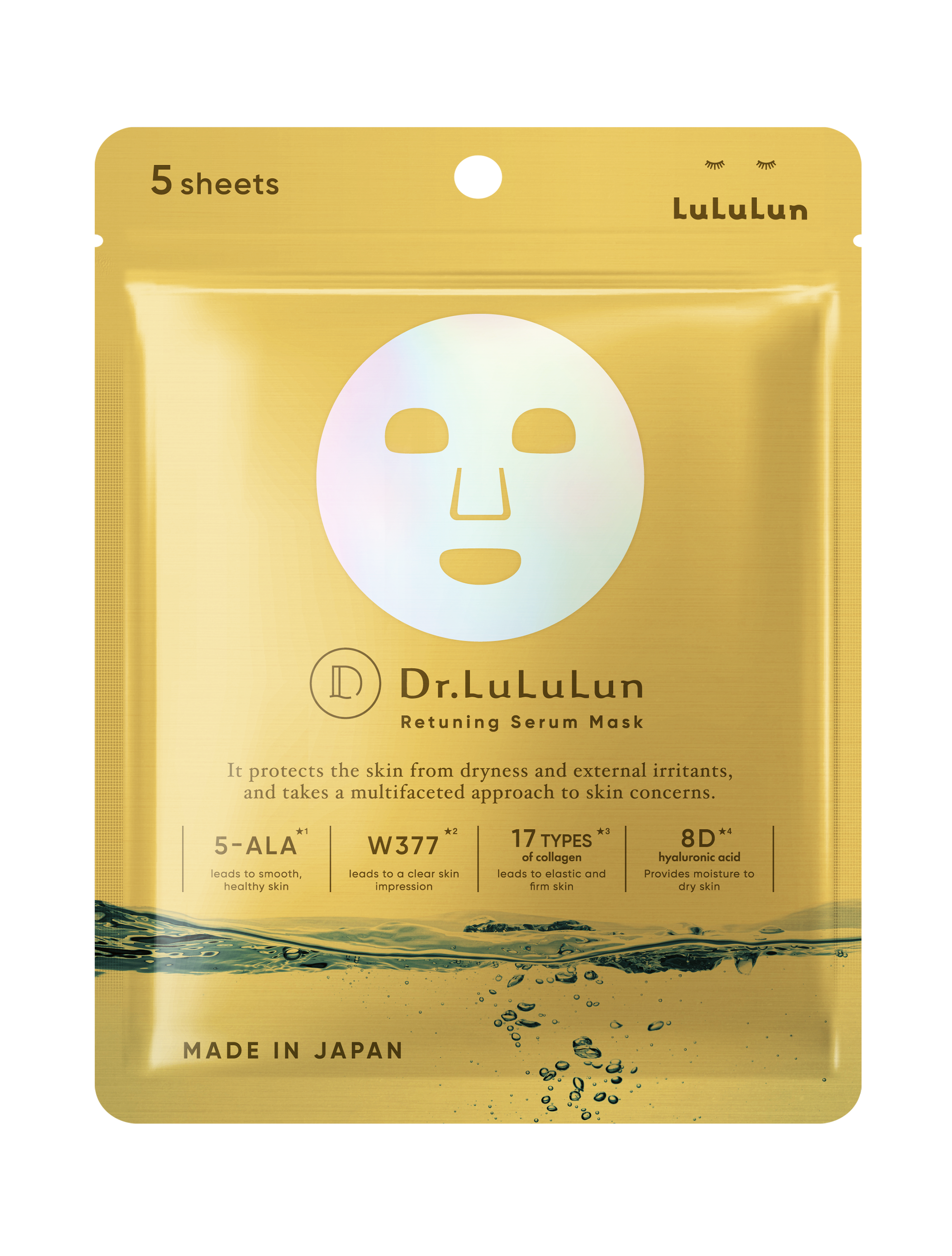 ドクタールルルン リチューニング セラム マスク（透明水膜） / ルルルン