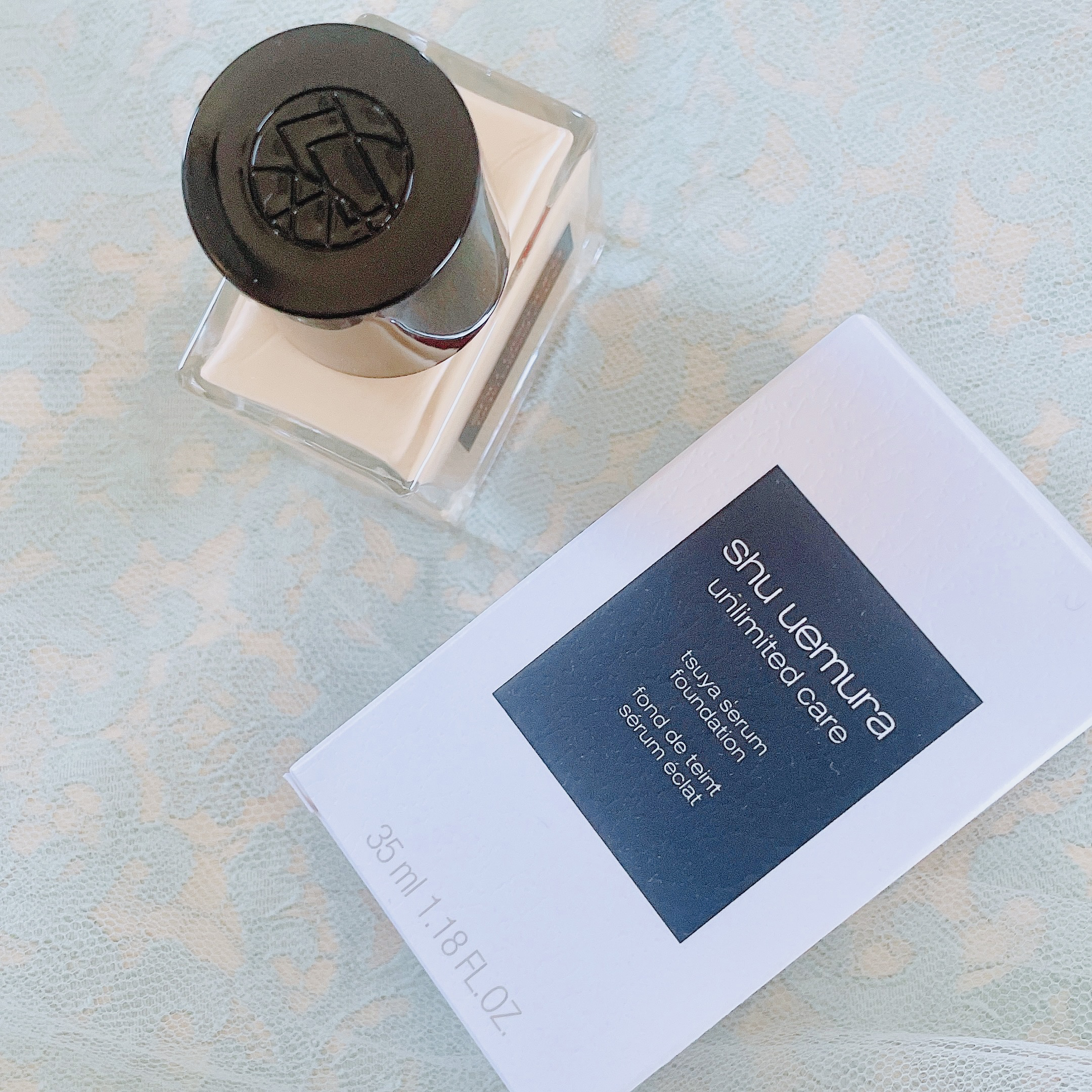 アンリミテッド ケア ツヤ セラム ファンデーション/shu uemura/リキッドファンデーションを使ったクチコミ（3枚目）