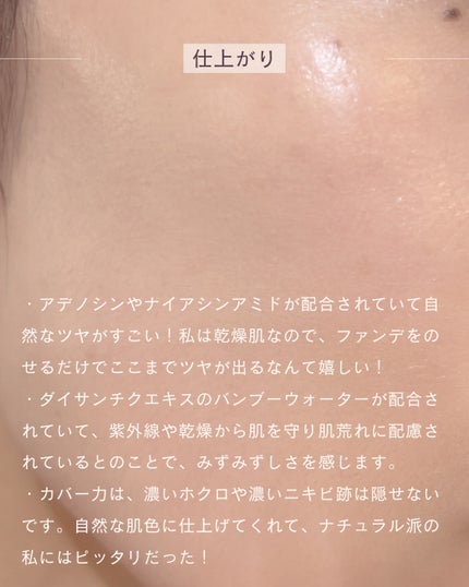 デューイーメッシュファンデーション/ASUNE /クッションファンデーションを使ったクチコミ(6枚目)