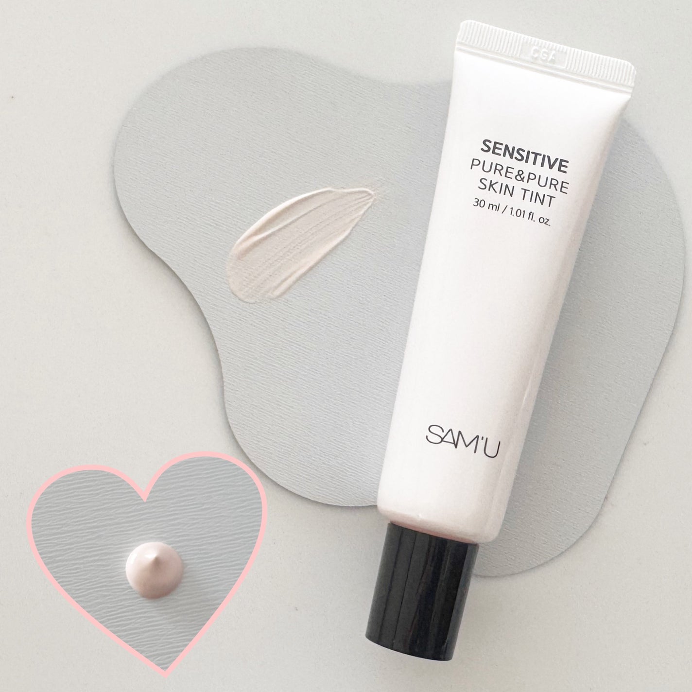 センシティブピュア&ピュアクッション/SAM'U/クッションファンデーションを使ったクチコミ(2枚目)