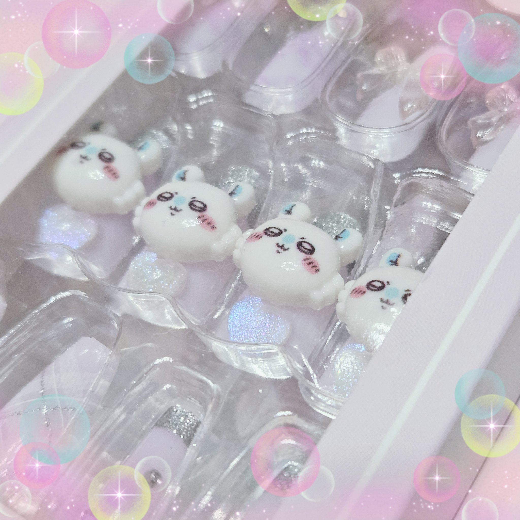 ちいかわネイルチップ/SHOBIDO/ネイルチップ・パーツを使ったクチコミ（1枚目）