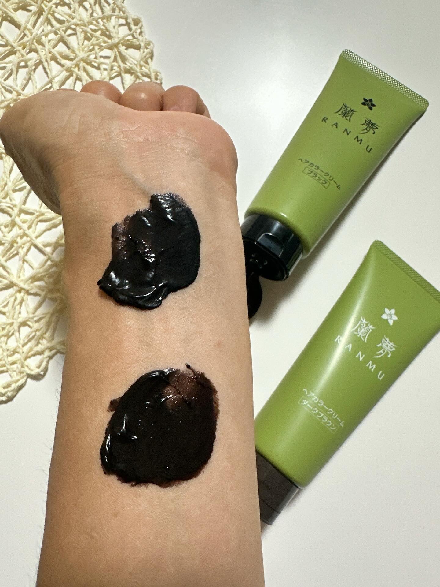 ヘアカラークリーム/蘭夢/ヘアカラーを使ったクチコミ（2枚目）