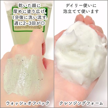 グリーントマトクレイマスククレンザー/FULLY/洗い流すパック・マスクを使ったクチコミ(5枚目)