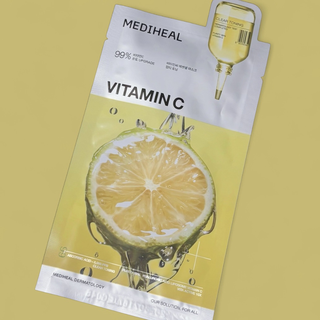 ビタミンCエッセンシャルマスク/MEDIHEAL/シートマスク・パックを使ったクチコミ（1枚目）